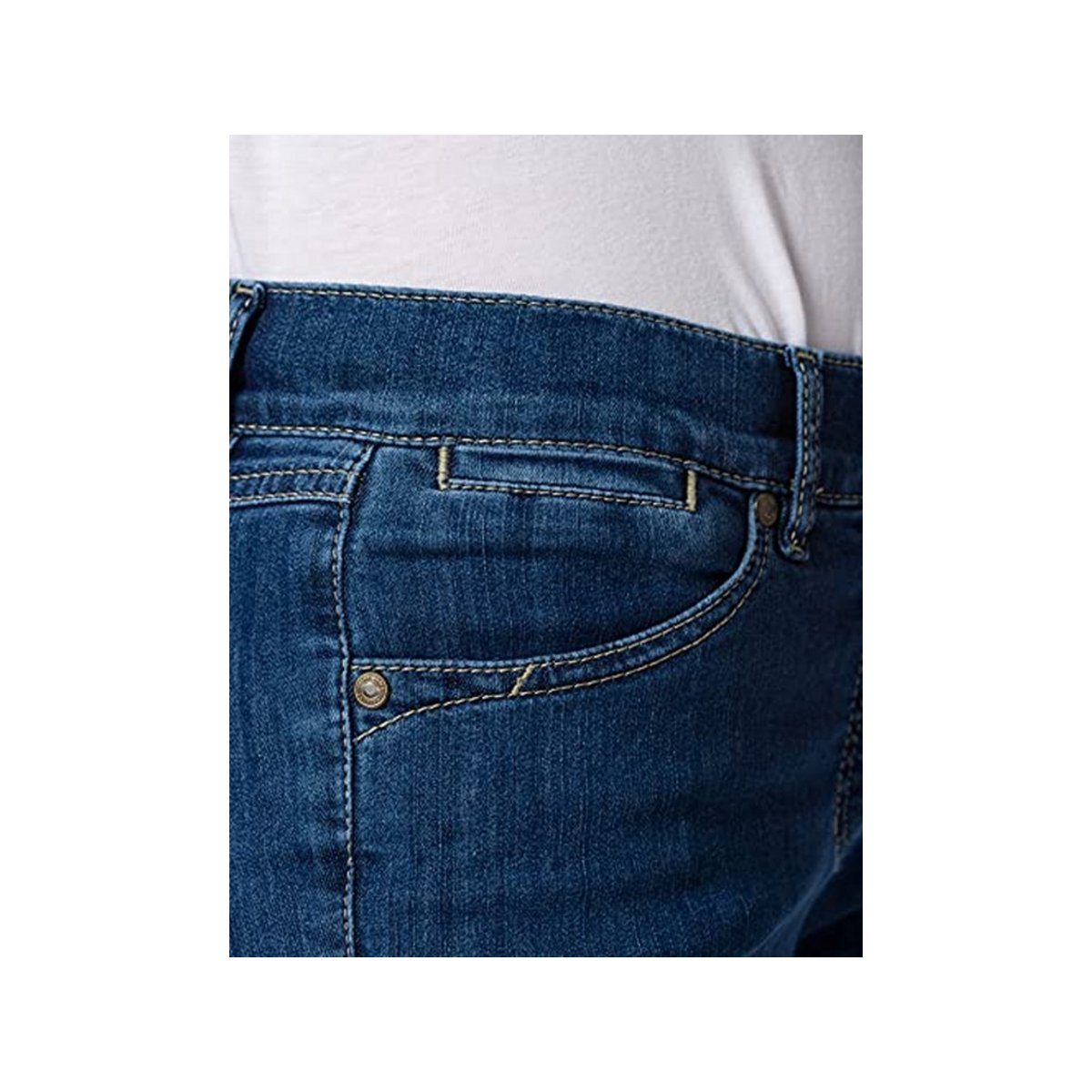 (87300) 5-Pocket-Jeans uni blue (1-tlg) denim GERRY WEBER