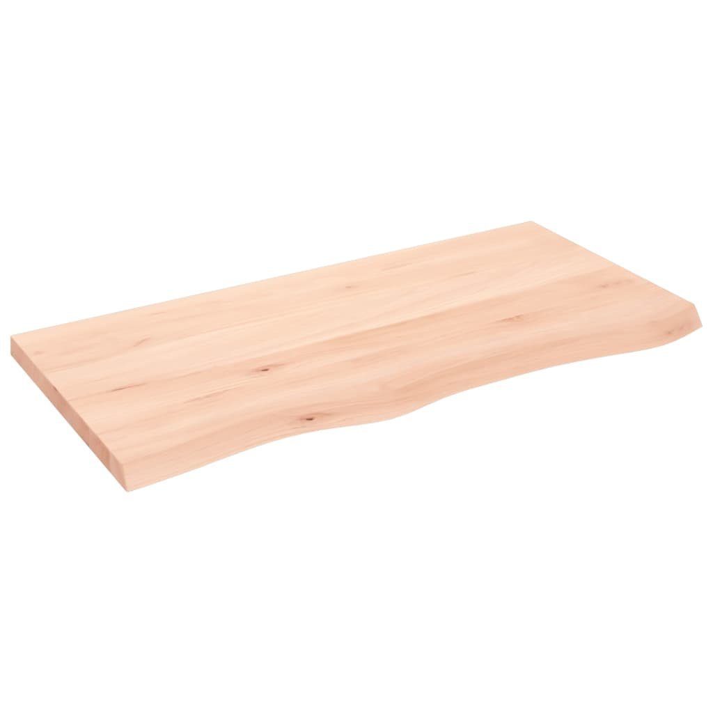 100x50x(2-4) Massivholz furnicato cm Eiche Unbehandelt Tischplatte