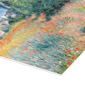 Posterlounge Poster Claude Monet, Landschaft auf der Insel Saint-Martin, Wohnzimmer Malerei