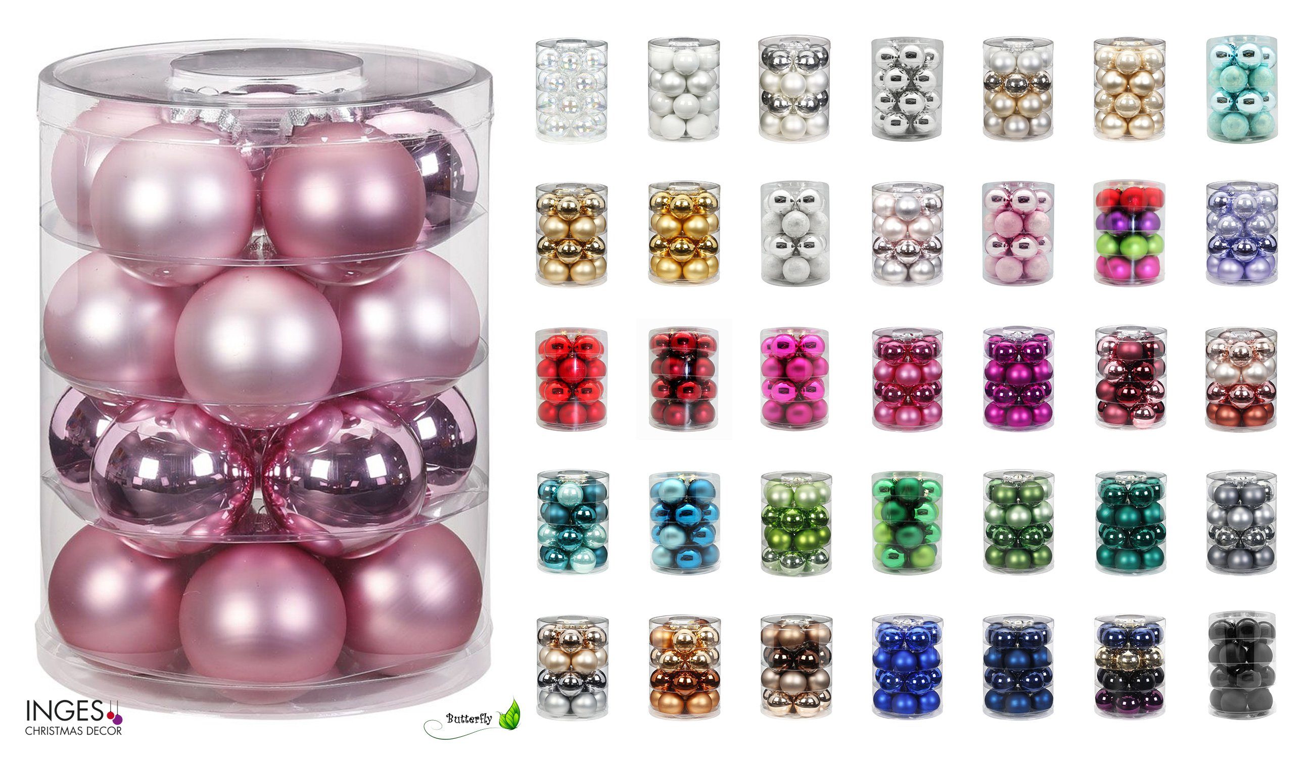 MAGIC by Inge Christbaumschmuck, Weihnachtskugeln Glas günstig online kaufen