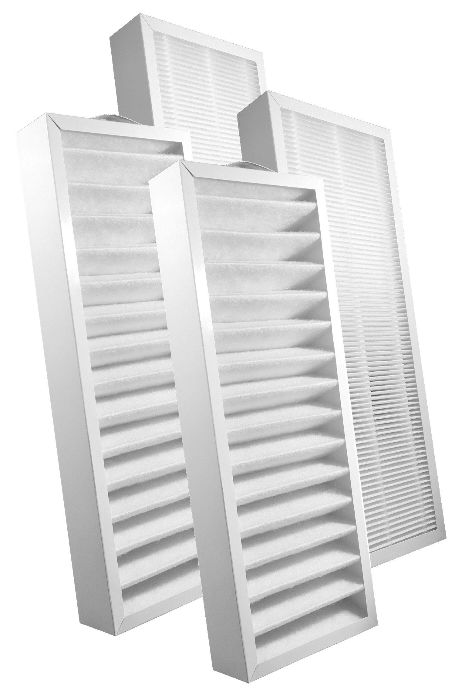 Comedes Ersatzfilter Ersatzfilterset 2xG4 + 2xF7 Filter passend für Pluggit Avent P310, einsetzbar statt Pluggit Ersatzfilter APFG4-310 und APFF7-310