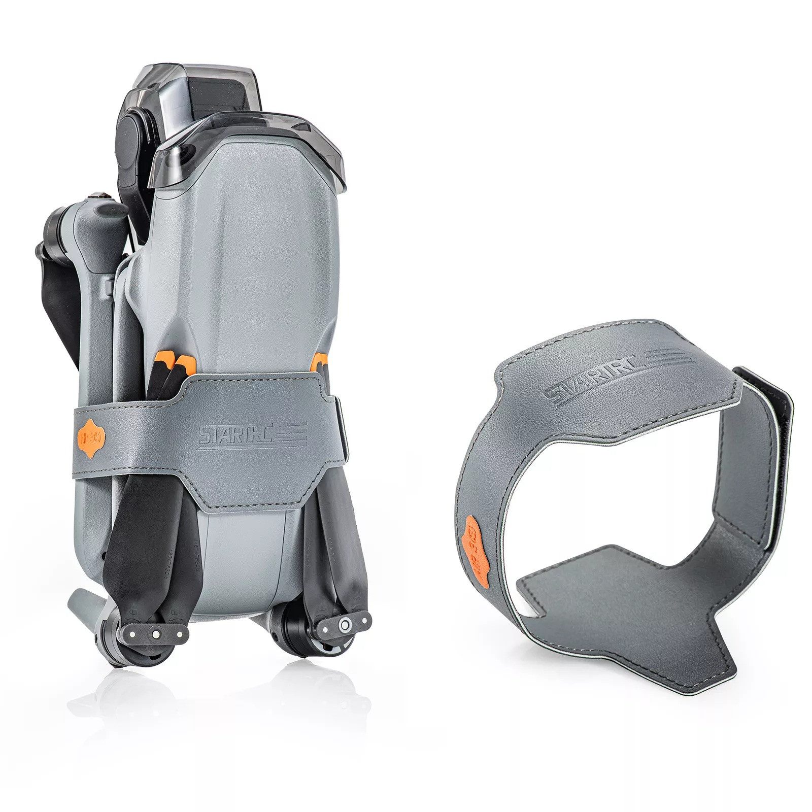 YUBRO-STUDIO Weicher Propellerhalter für DJI Air 3S 3 Tragbarer Aufbewahrungsgurt Zubehör Drohne