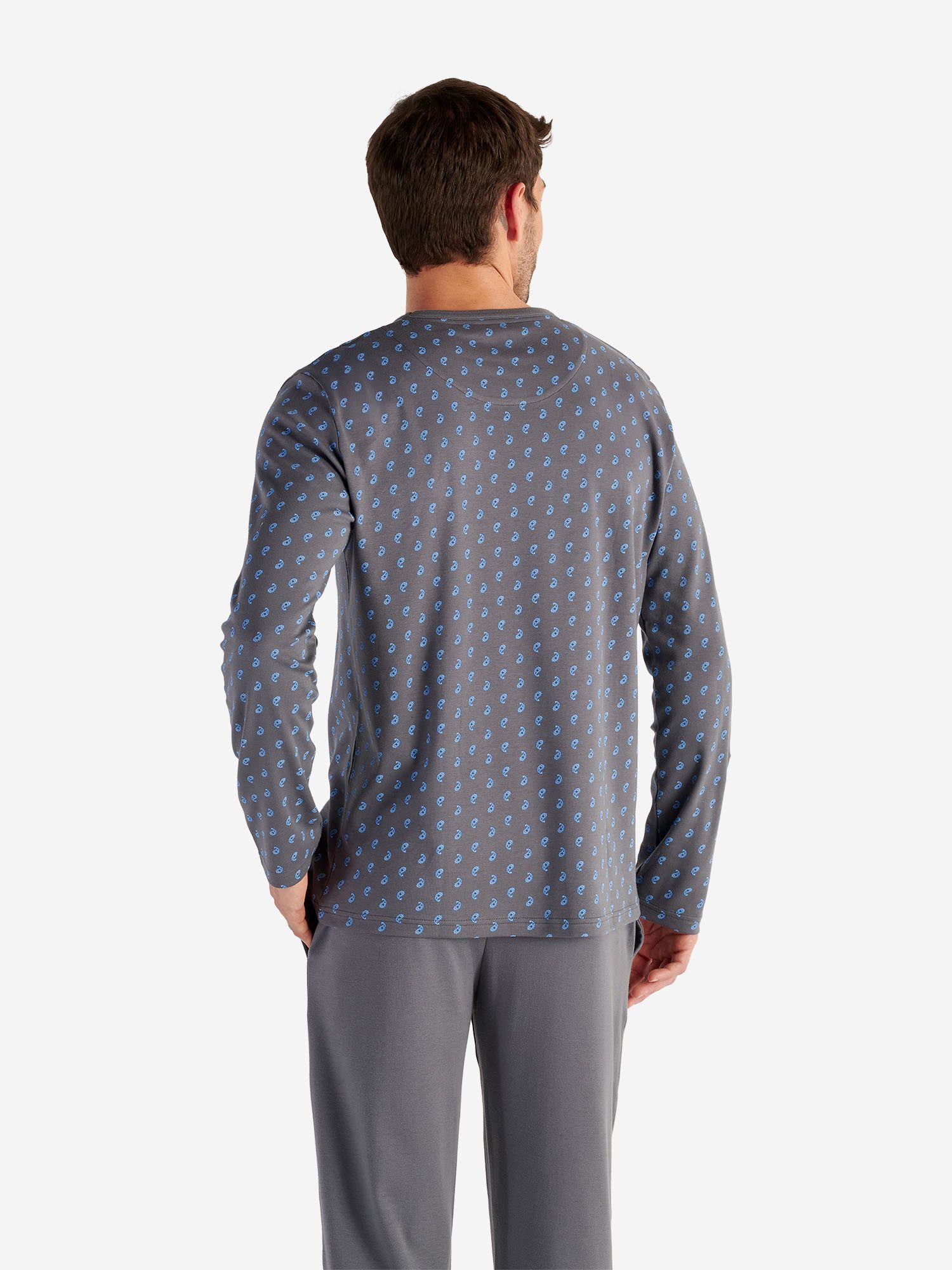 Hom Pyjama Paisley (2 tlg) Schlafanzug, Pyjama Set, Nachtwäsche
