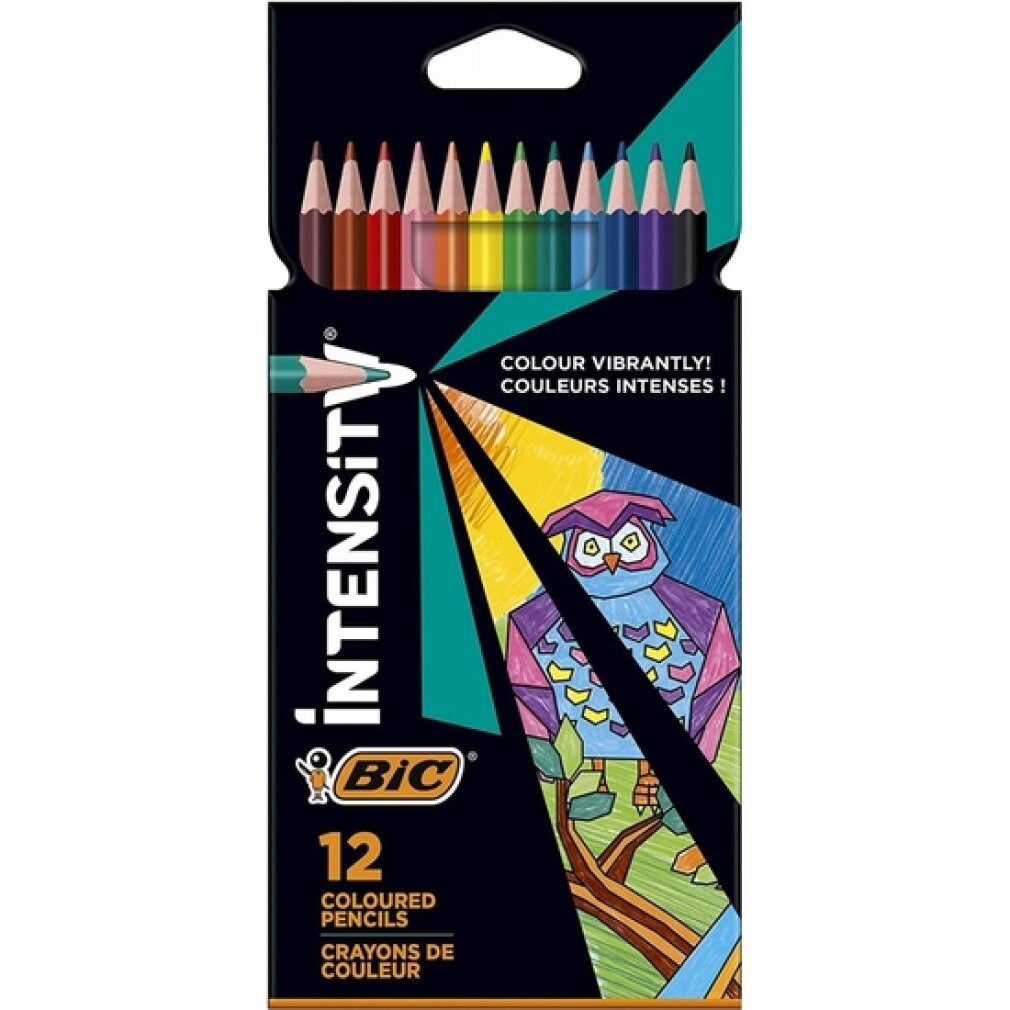 BIC Buntstift 12 INTENSITY Buntstifte farbsortiert