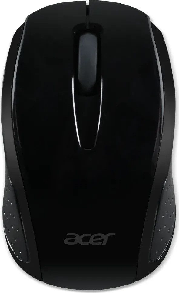 Acer Acer AMR800 wireless Maus schwarz Maus (kabellos (2.40GHz), Daumenauflage, rutschfeste Oberfläche (seitlich gummiert)