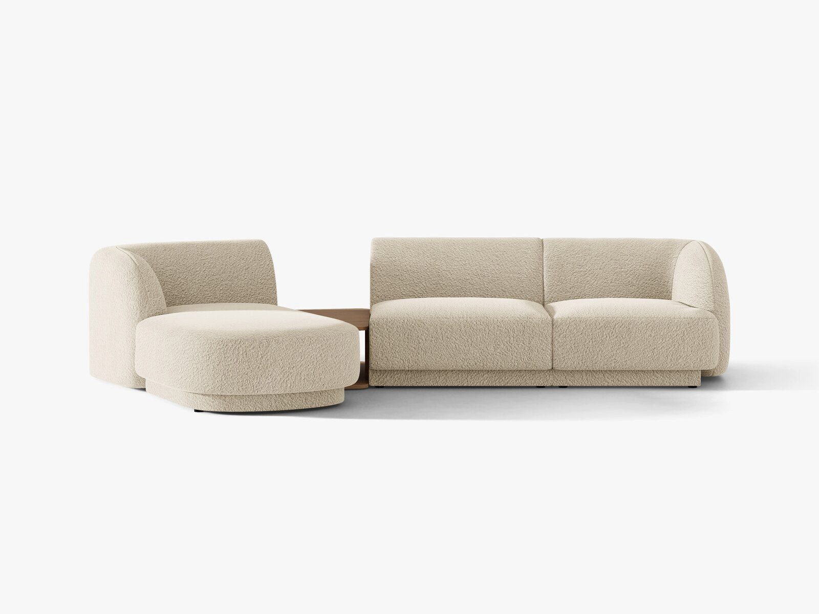 Micadoni Sofa Miley, modular mit Recamiere 3-Sitzer