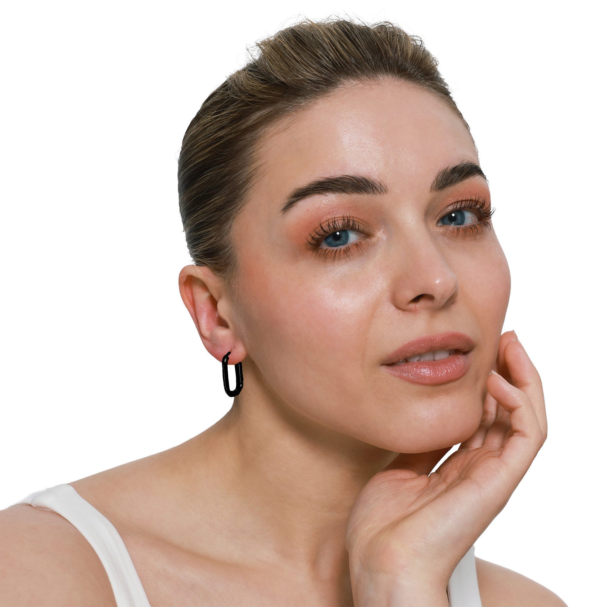 Heideman Paar Ohrstecker Hevia schwarz farben (Ohrringe, inkl. Geschenkverp günstig online kaufen