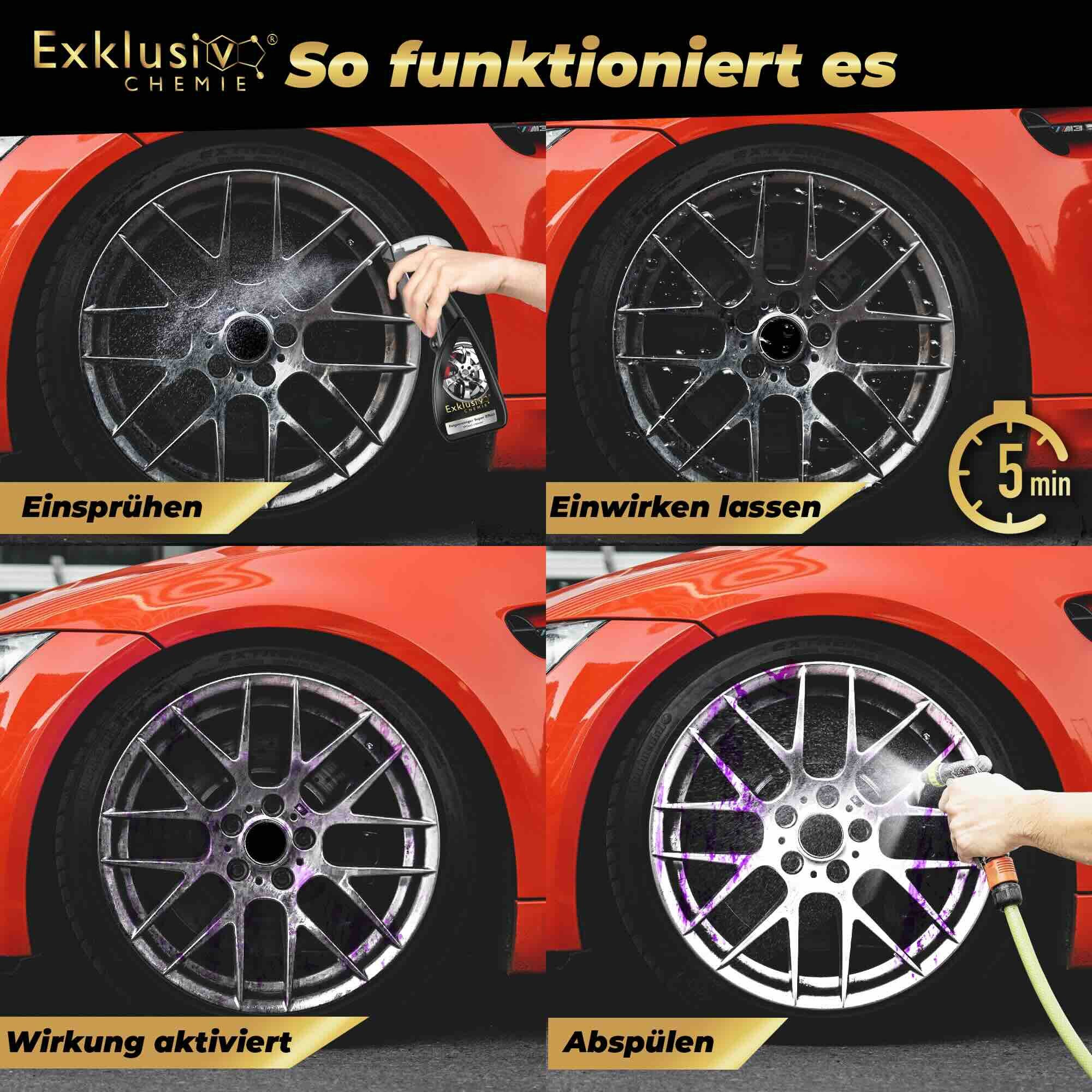 Exklusiv Chemie GmbH Felgenreiniger Felgenreiniger (Selbstaktiver Reiniger)