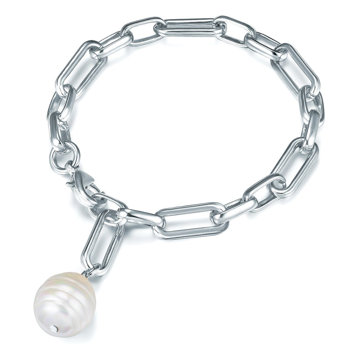 Lulu & Jane Perlenarmband silber, Metall-Legierung günstig online kaufen