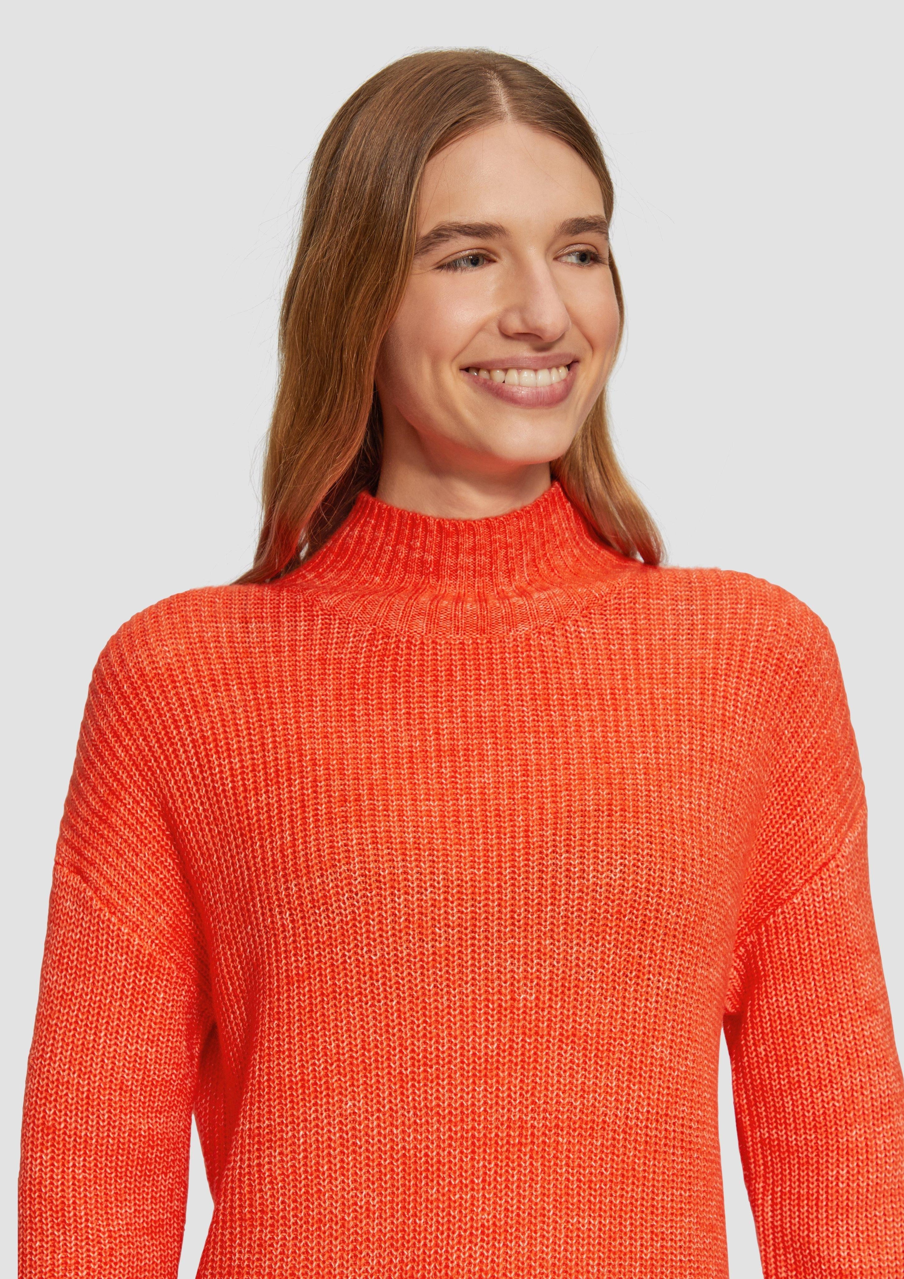 s.Oliver Minikleid Strickkleid mit Stehkragen und günstig online kaufen