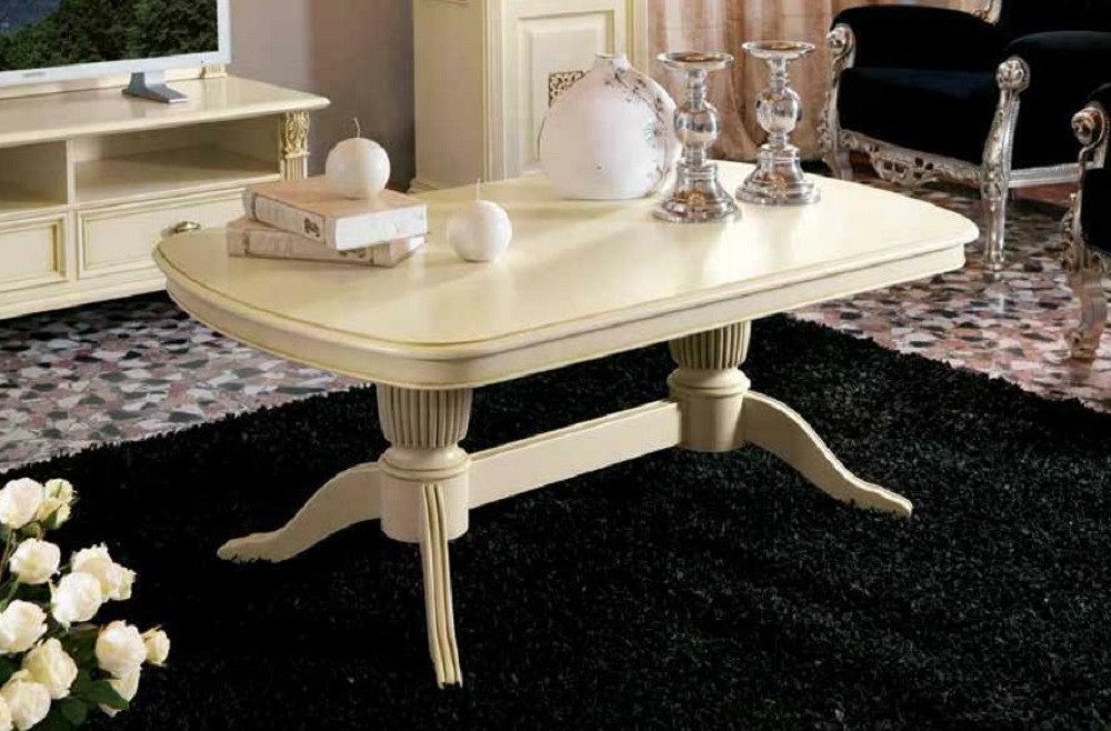 JVmoebel Couchtisch Elegante Kaffeetisch mit klassischem Design und Holzverzierungen