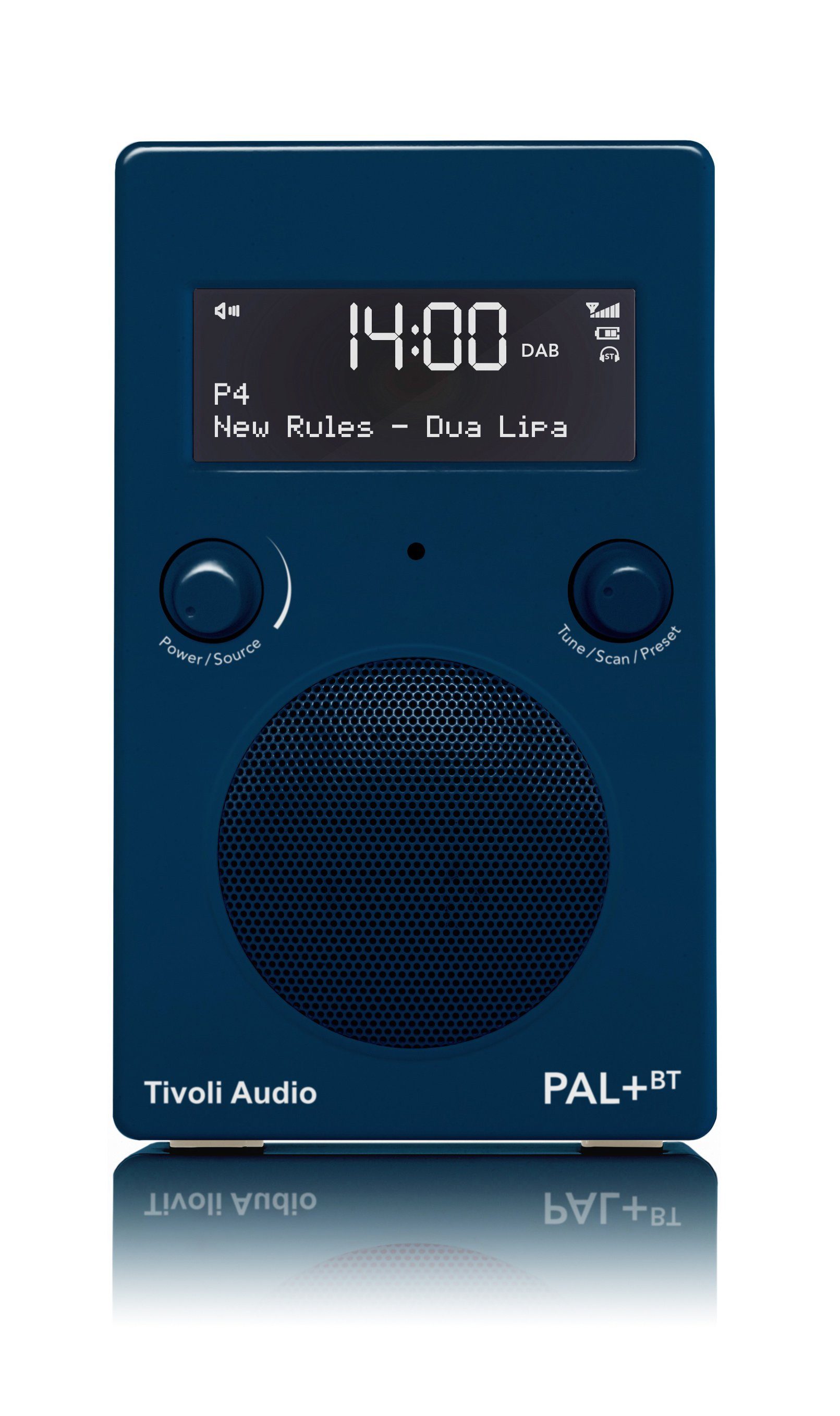Tivoli Audio PAL+ BT Digitalradio (DAB) (Digitalradio (DAB), FM-Tuner, Küchen-Radio, tragbar, wasserabweisendes Gehäuse, Bluetooth) Blau