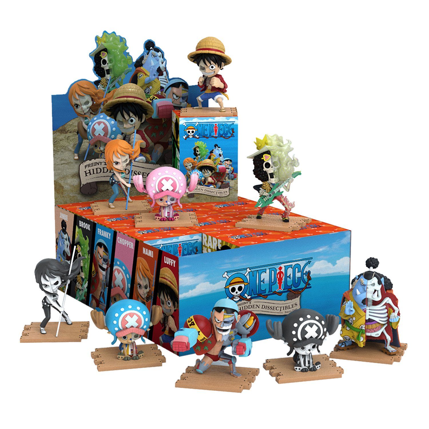 One Piece Anime Sammelfigur Mighty Jaxx One Piece Serie 2 - Freeny's Hidden Dissectibles, Eine Packung – enthält eine zufällige Figur