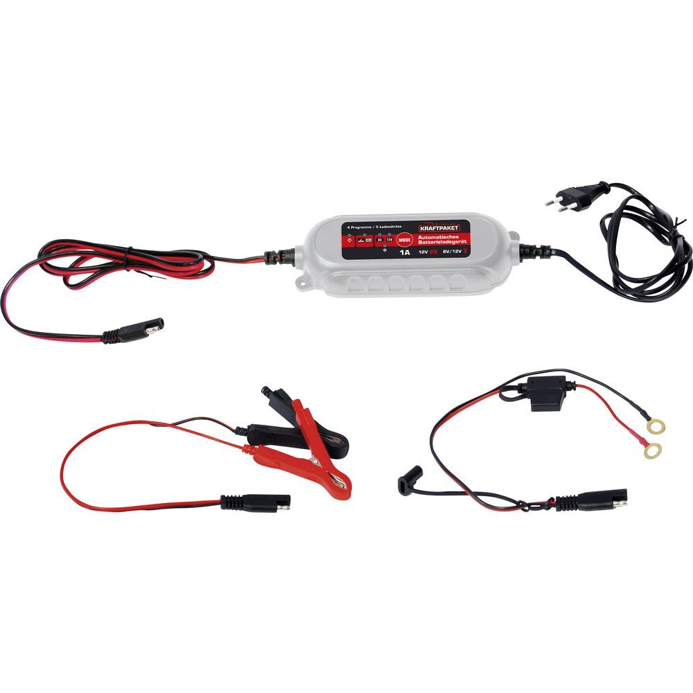 Dino KRAFTPAKET Dino KRAFTPAKET 136315 Automatikladegerät 12 V, 6 V 1 A Autobatterie-Ladegerät