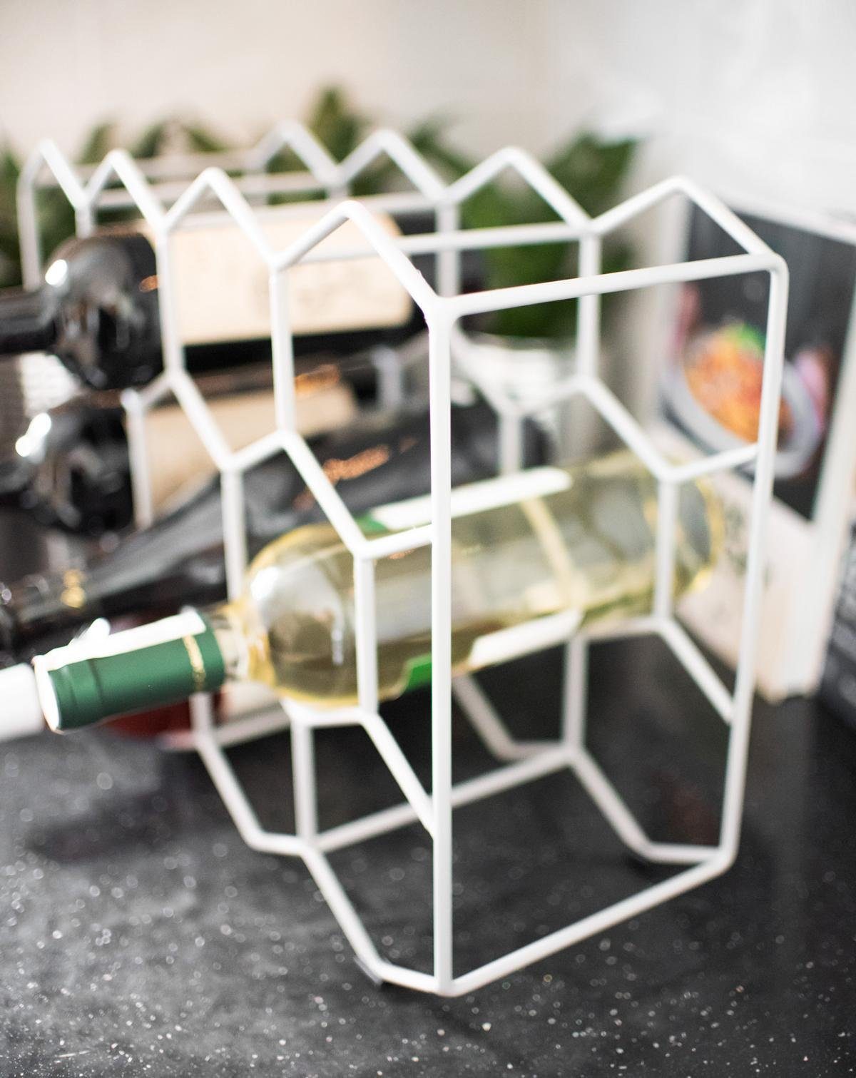 Sendez Weinregal aus Metall für 11 Flaschen Weinflaschenregal Weinhalter