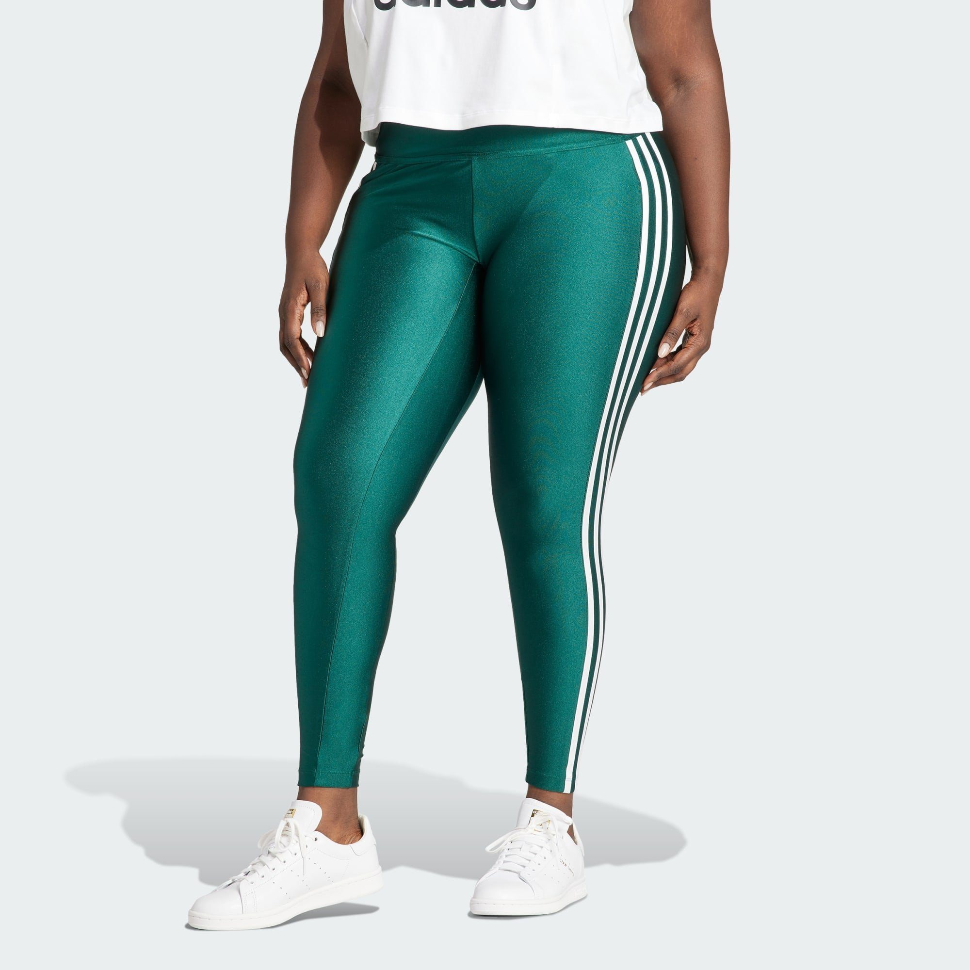 3-STREIFEN GROSSE Leggings LEGGINGS – adidas Collegiate GRÖSSEN Green Originals