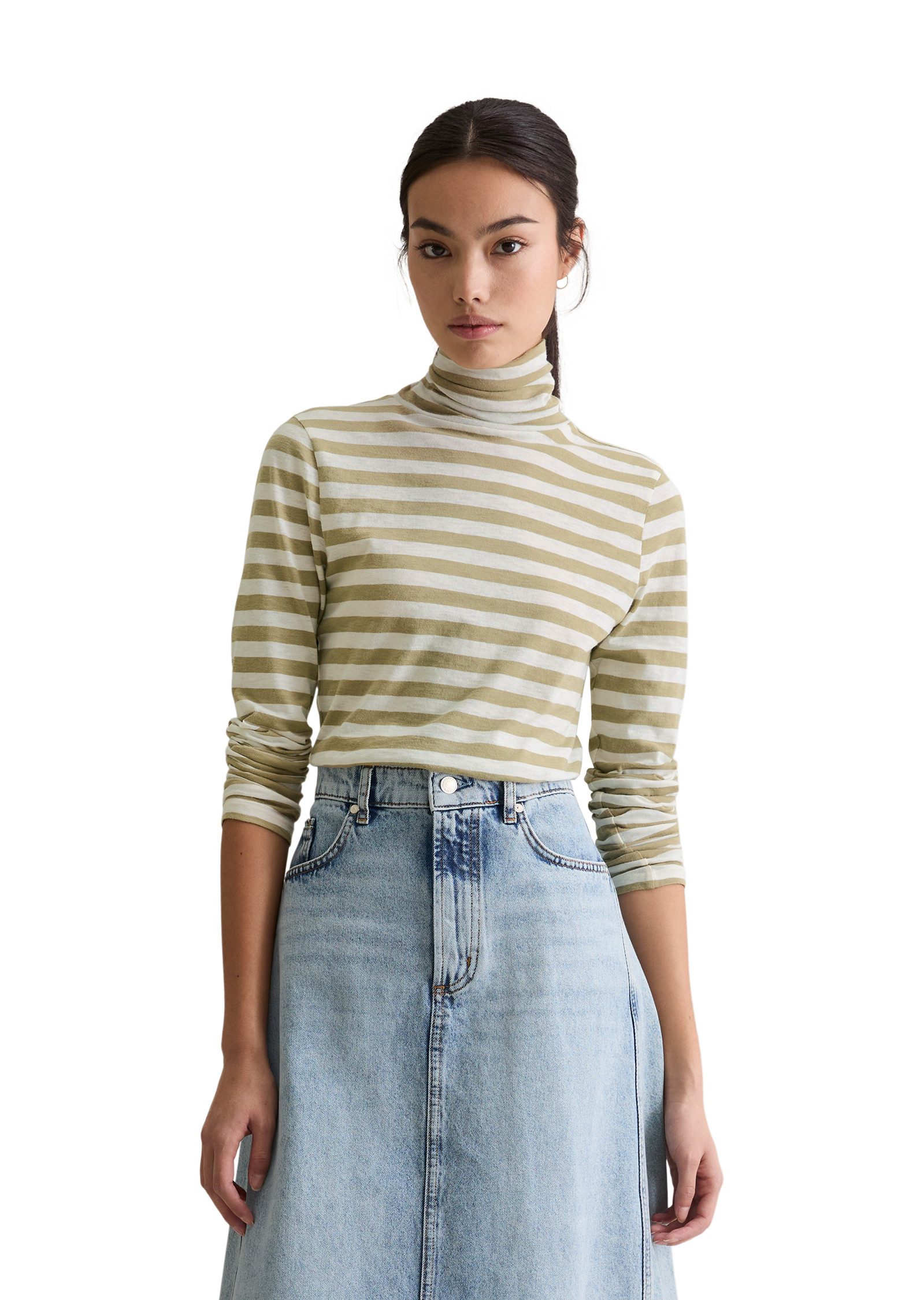 Marc O'Polo DENIM Langarmshirt aus Organic Cotton Jersey