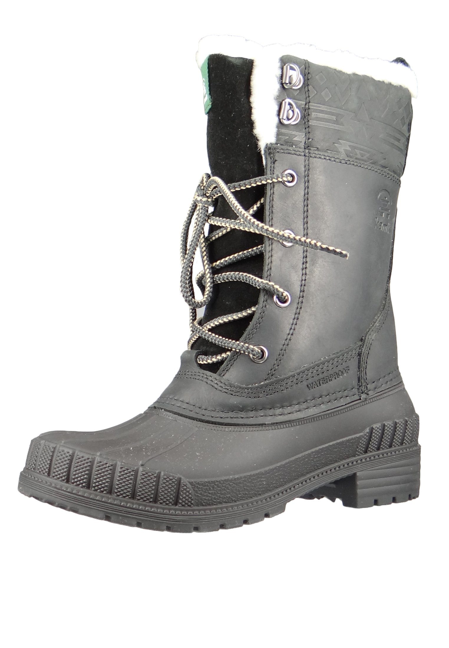 Kamik WK2048 Sienna H Waterproof Black Stiefel