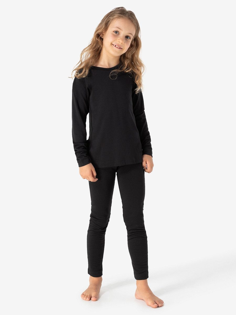 SUPER.NATURAL Langarmshirt für Kinder, Merino ARCTIC230 LS weich, warm, atmungsaktiv