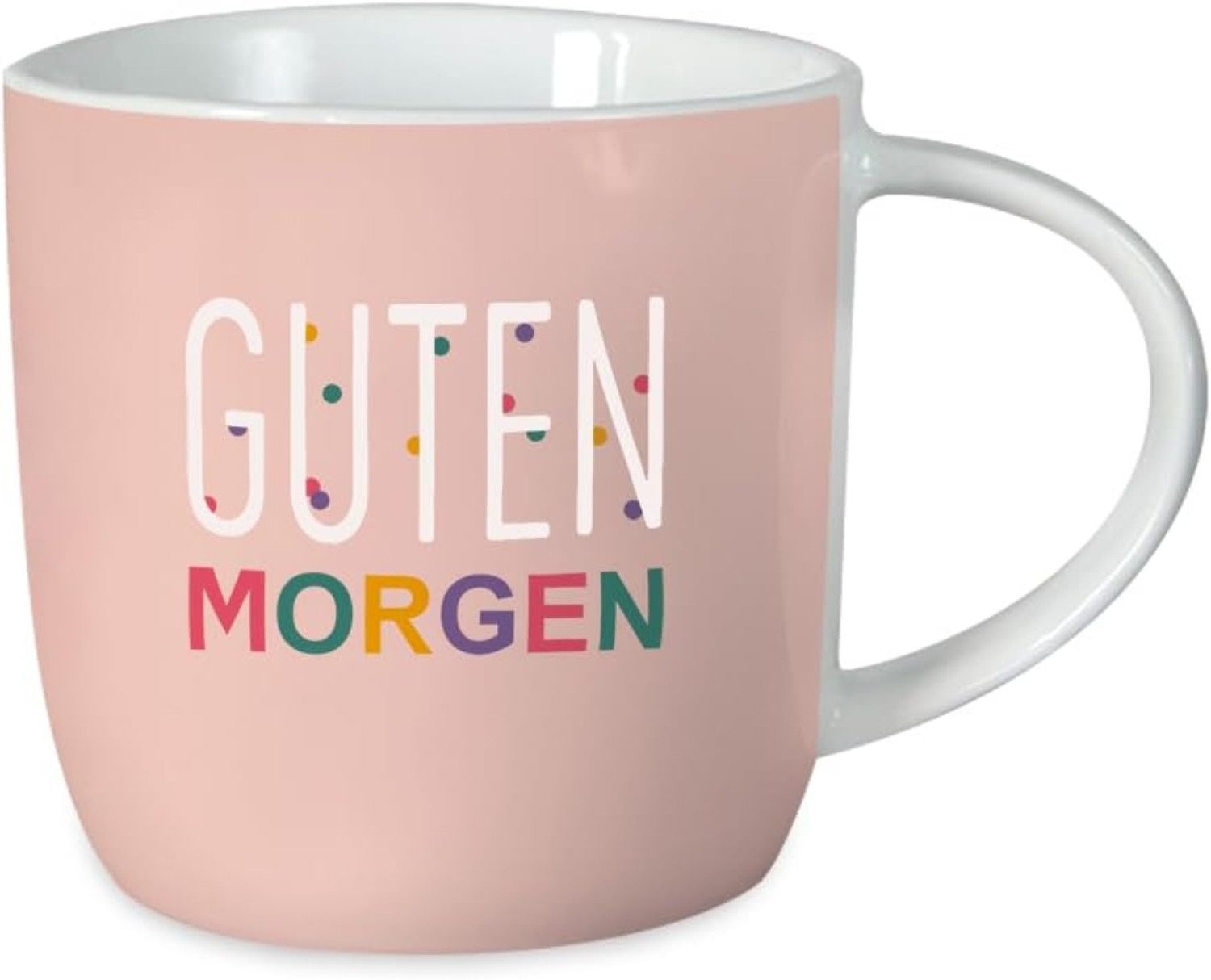 Grafik Werkstatt Tasse Grafik-Werkstatt Gute Laune Tasse, "Guten Morgen", Porzellan, Geeignet für die Mikrowelle und Spülmaschine