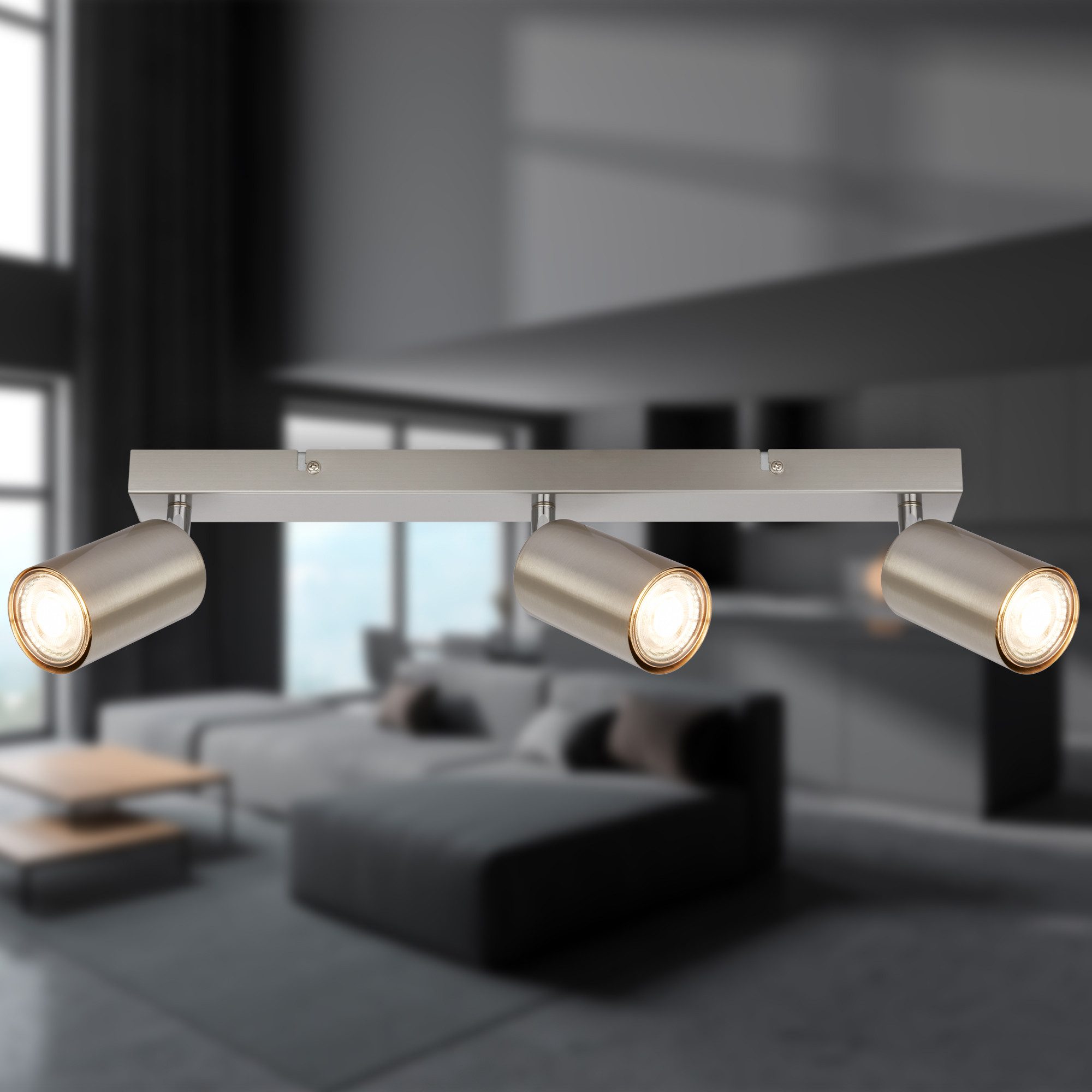 Briloner Leuchten Deckenleuchte Deckenlampe Wohnzimmer Schlafzimmer günstig online kaufen