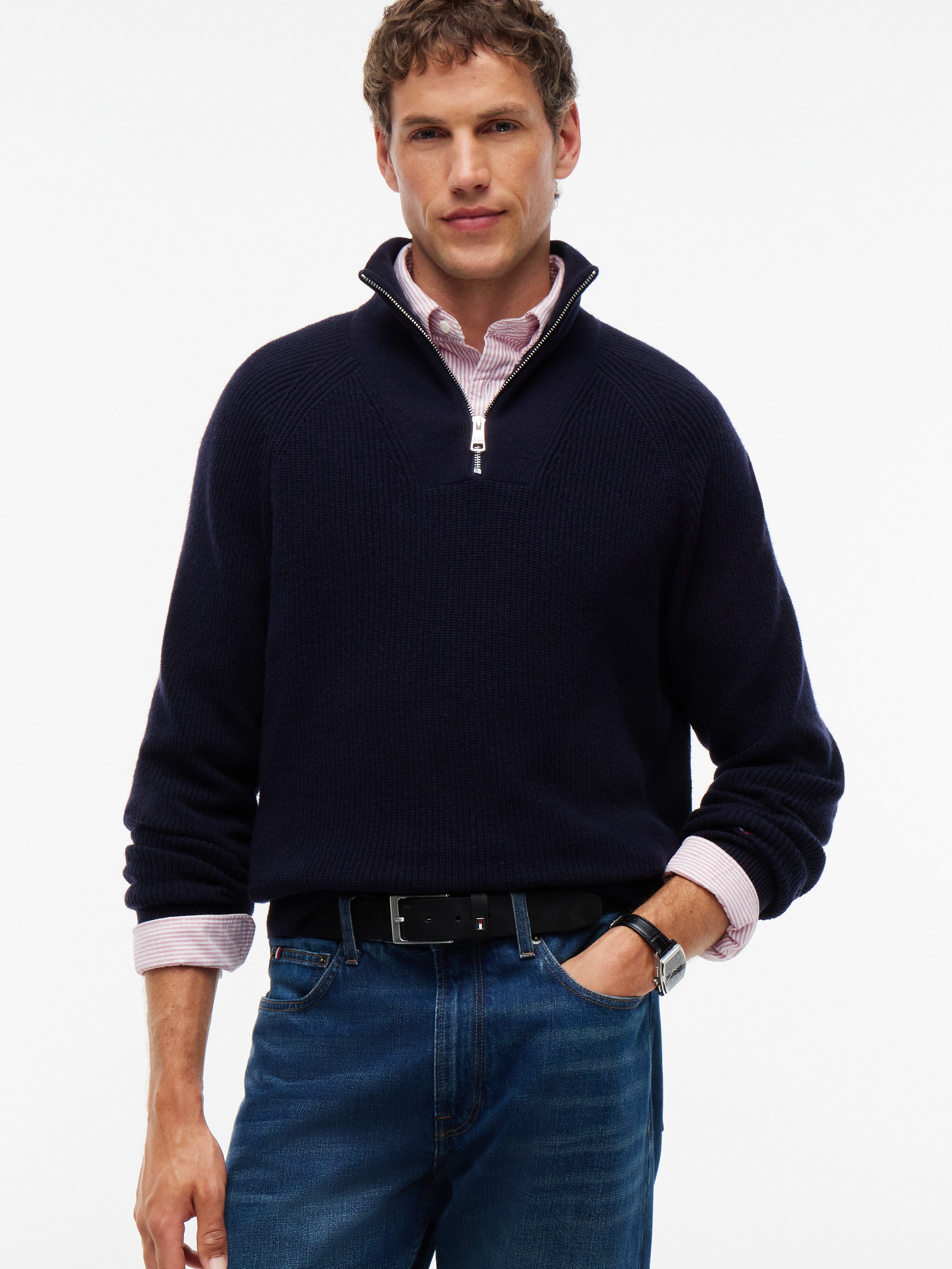 Tommy Hilfiger Ledergürtel LAYTON 3.5 NUBUCK