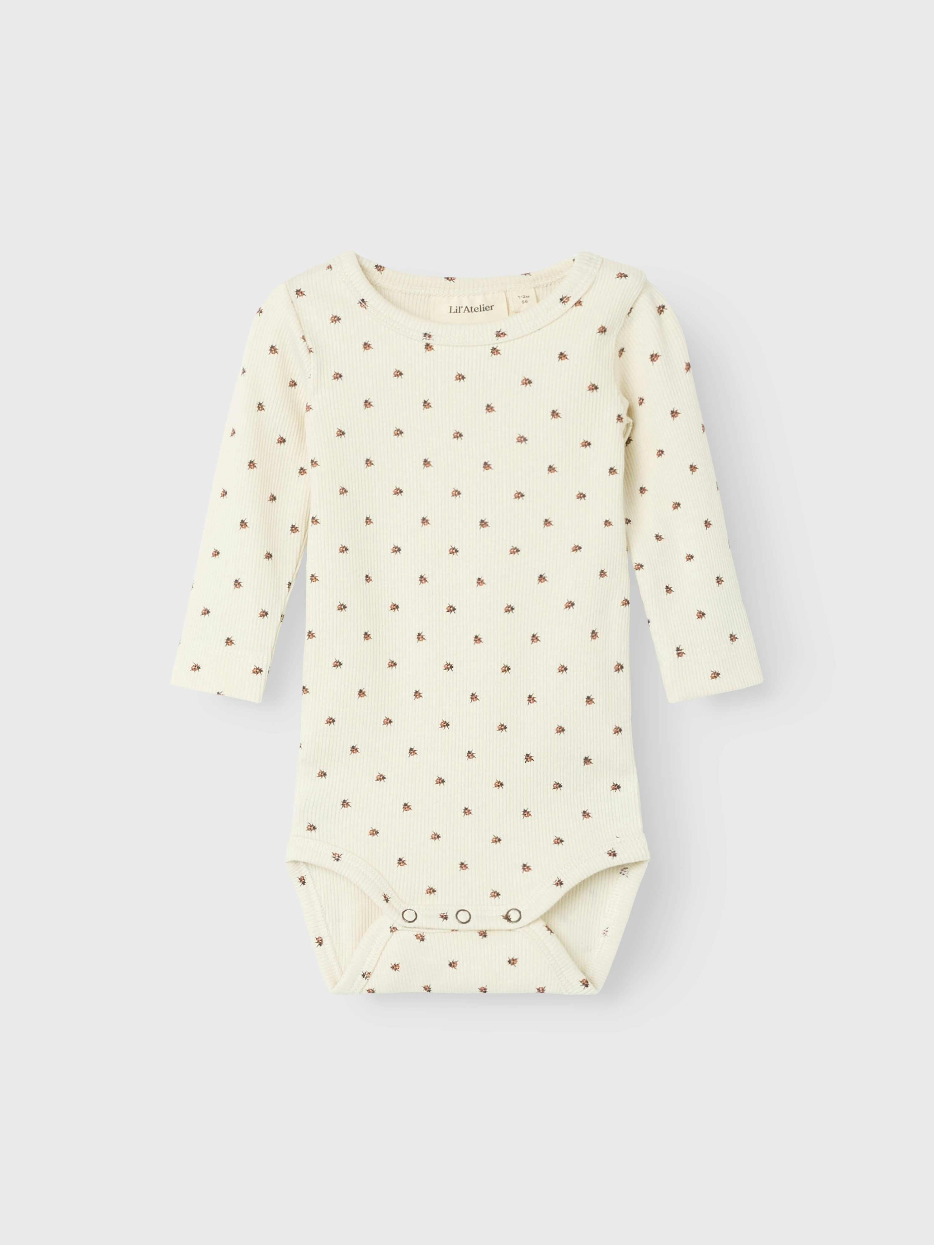 Lil' Atelier Langarmbody NBNLAGO KIM LS SLIM BODY LIL NOOS weiche Jersey Rippqualität