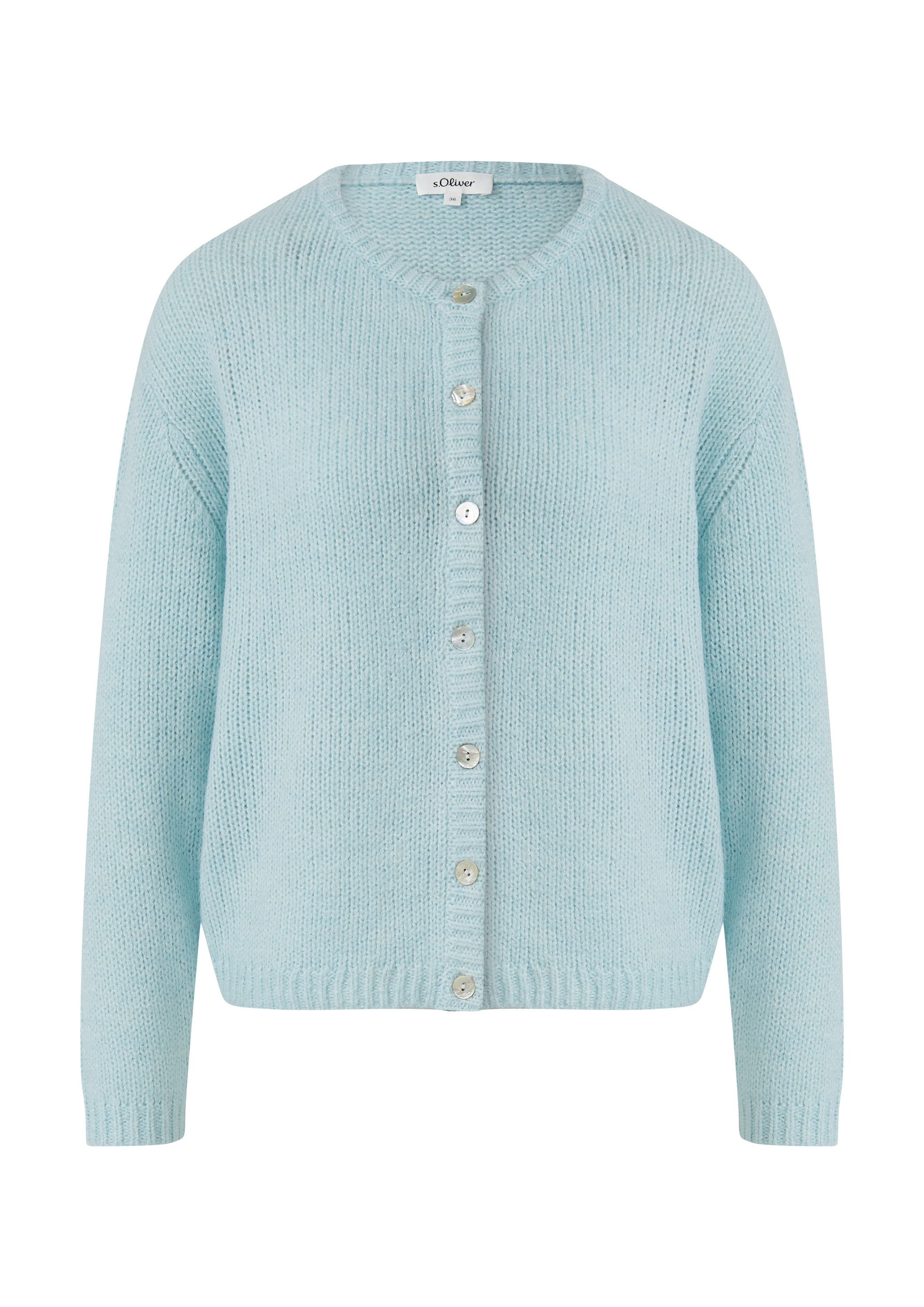 s.Oliver Cardigan Strickjacke Cardigan aus Alpakamix günstig online kaufen