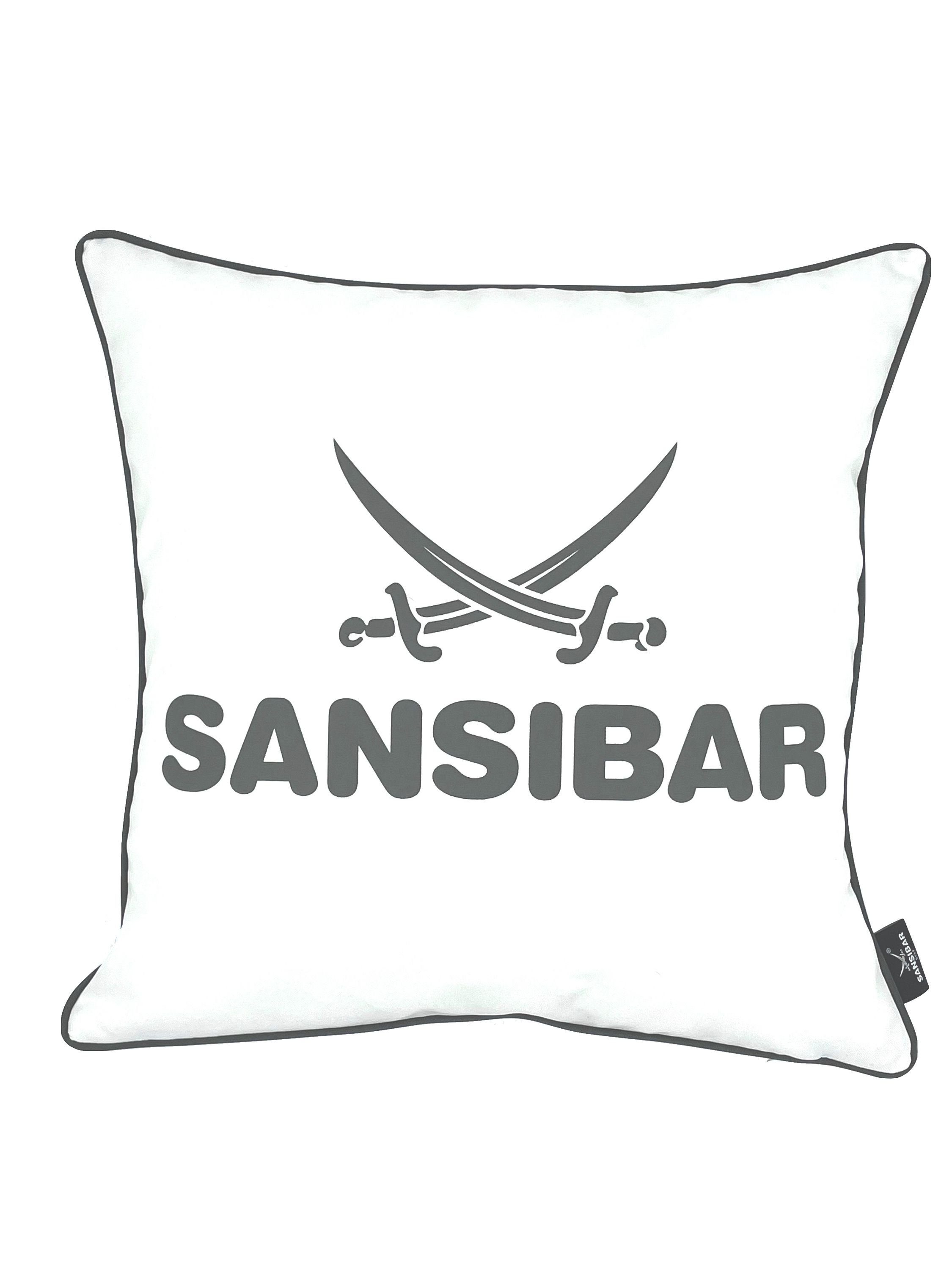 Sansibar Sylt Zierkissen Kissen SANSIBAR BH 45x45 cm weiß Dekokissen