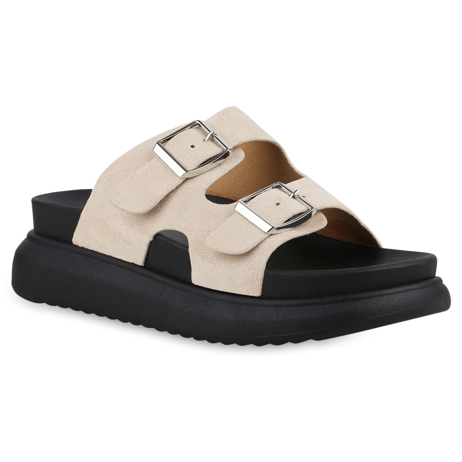 VAN HILL 841668 Sandalette Damen Pantoletten günstig online kaufen