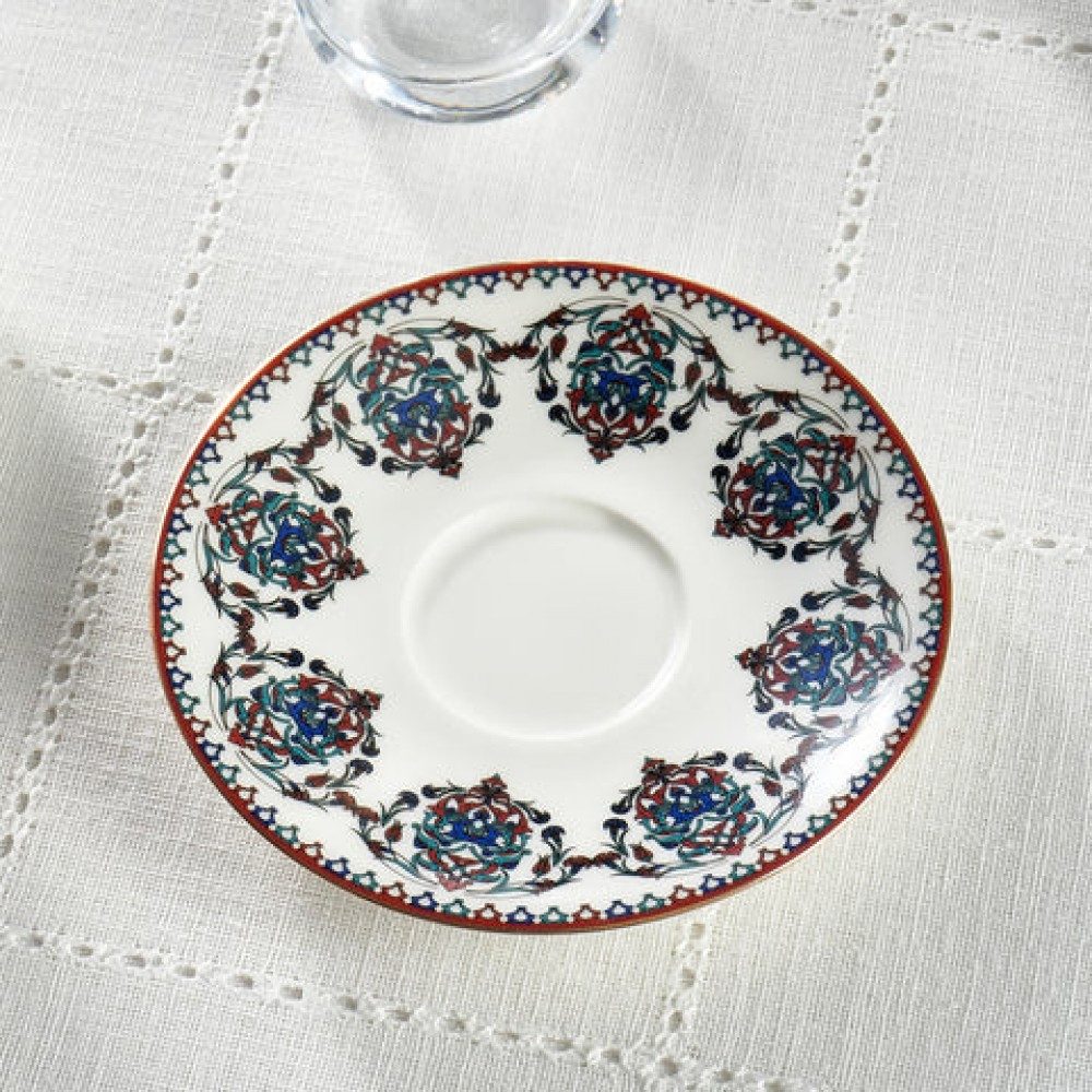 Karaca Teeservice Karaca Nakkas Türkisches Teeset 12-teilig, Bone China, 6 Pers. – Bild 5 von 5