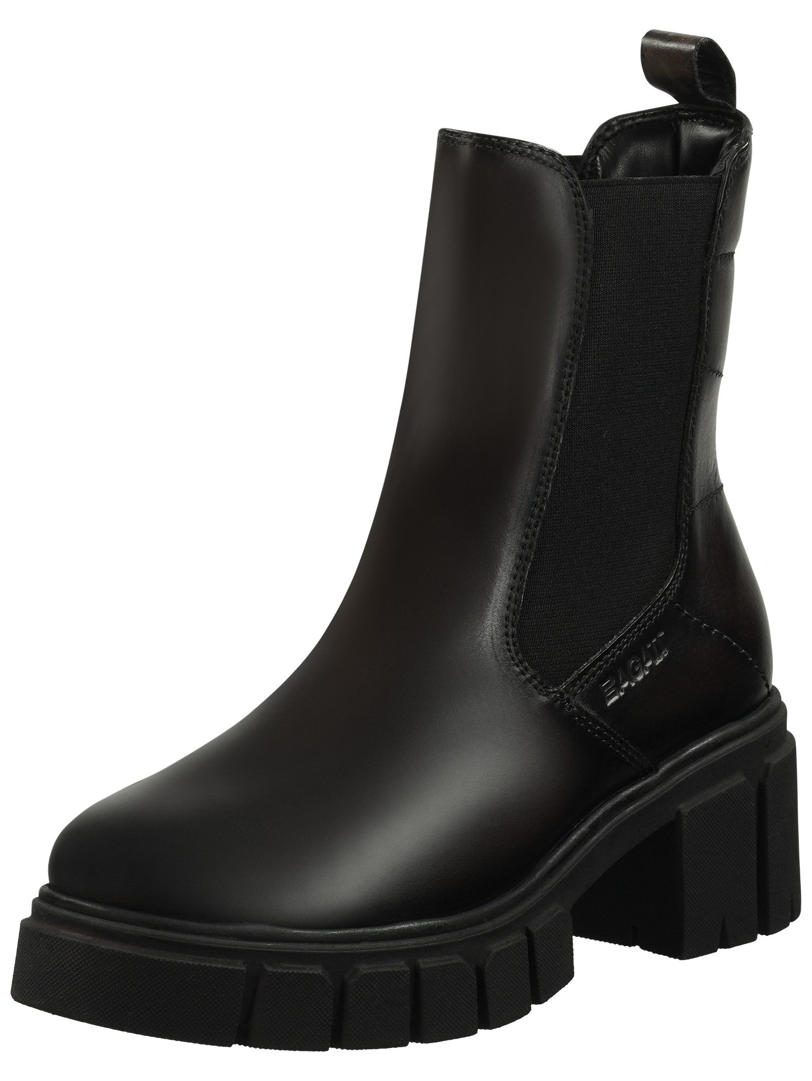 Stiefelette Nubukleder/Textil . Stiefelette