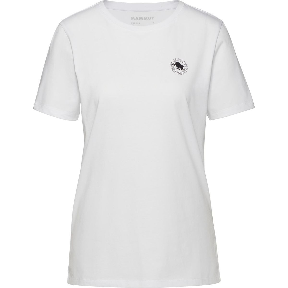 Mammut Kurzarmshirt Core T-shirt Women Garantie Weiches, ökologisches T-Shirt für Alltag und Freizeit mit modernem