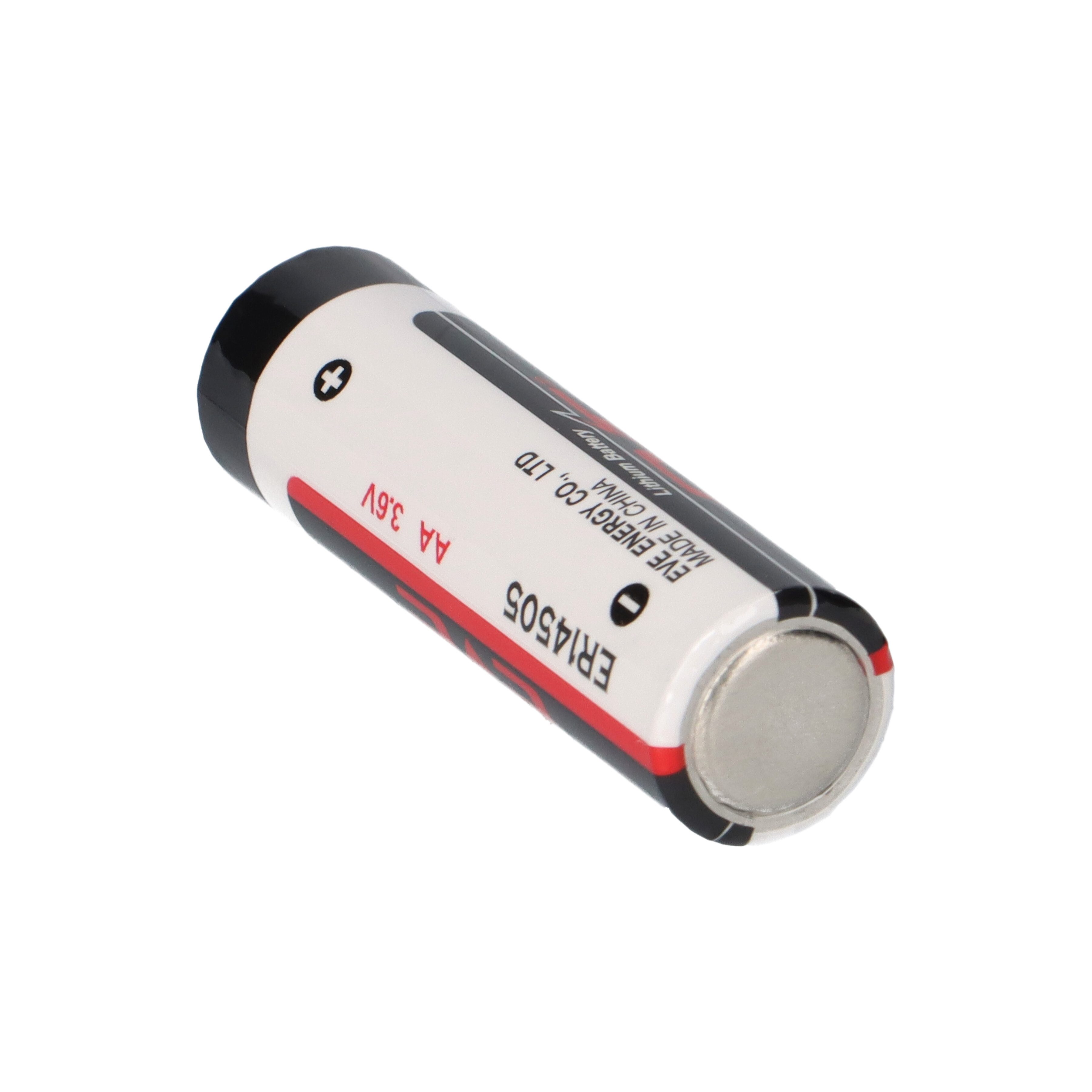EVE 4x EVE ER14505 AA Lithium-Thionylchlorid 3,6V 2400mAh Batterie Batterie