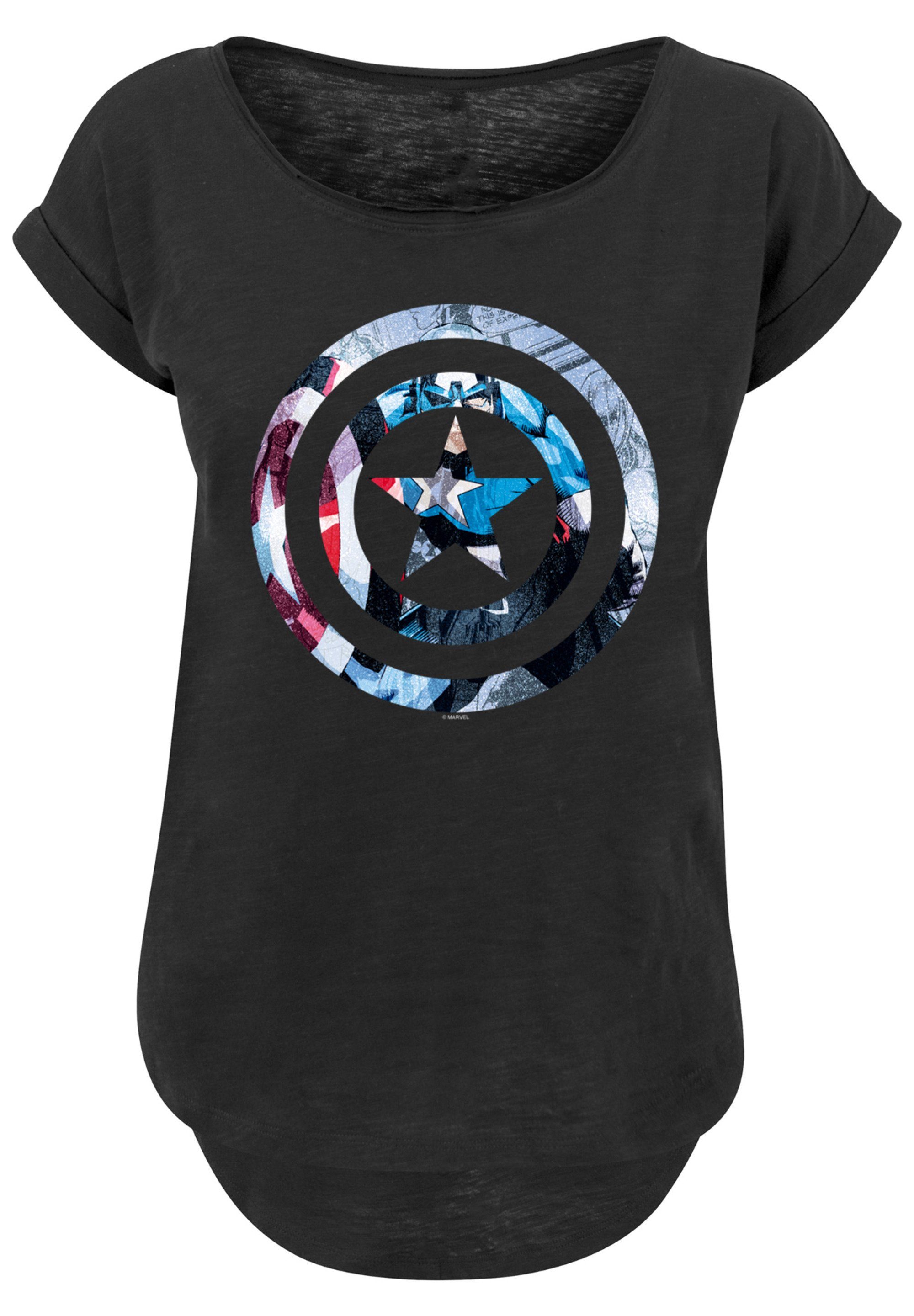 F4NT4STIC T-Shirt Marvel Superhelden Avengers Captain America Montage Symbol\'  Print