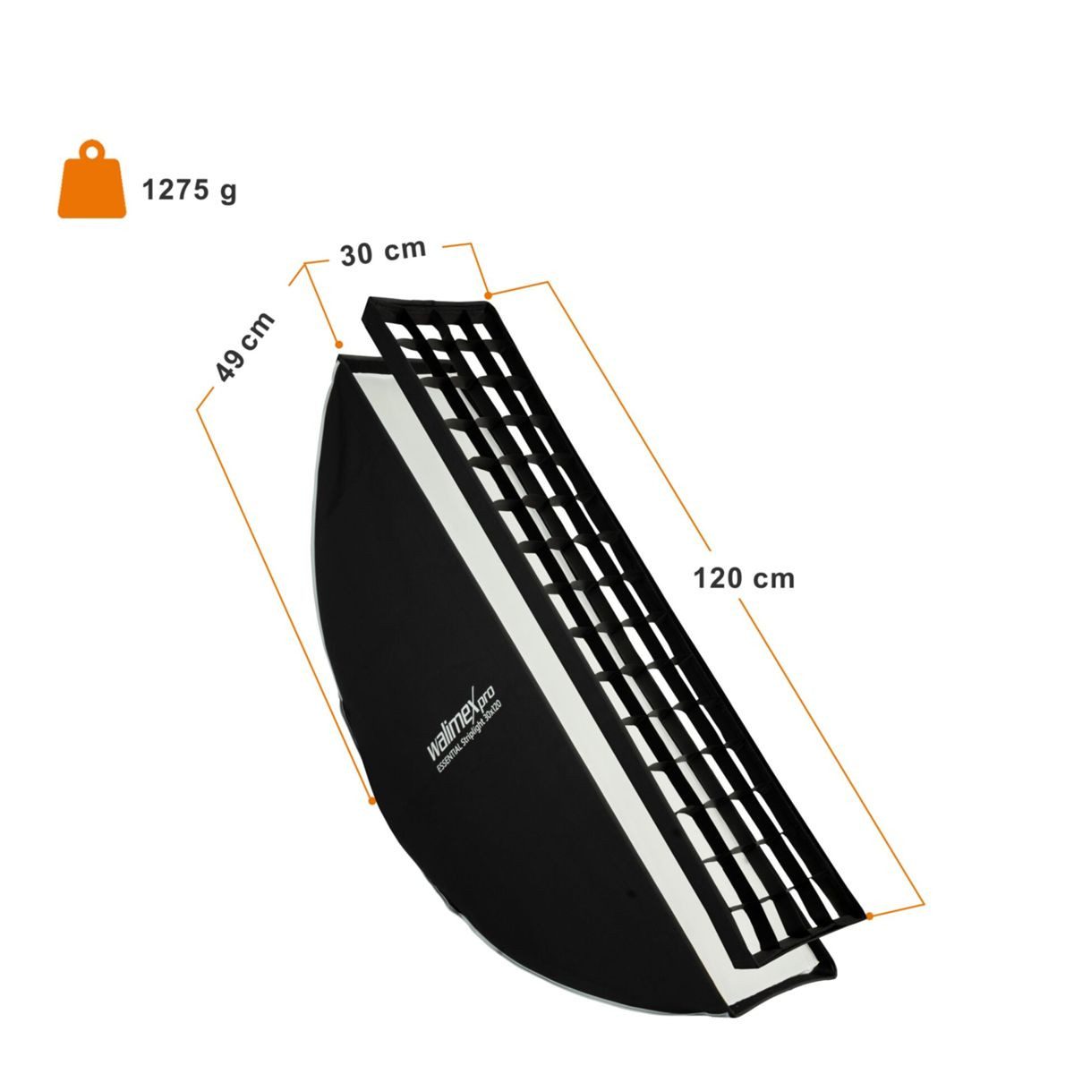 walimex pro Softbox Essential Striplight 30x120 Blitzgerät