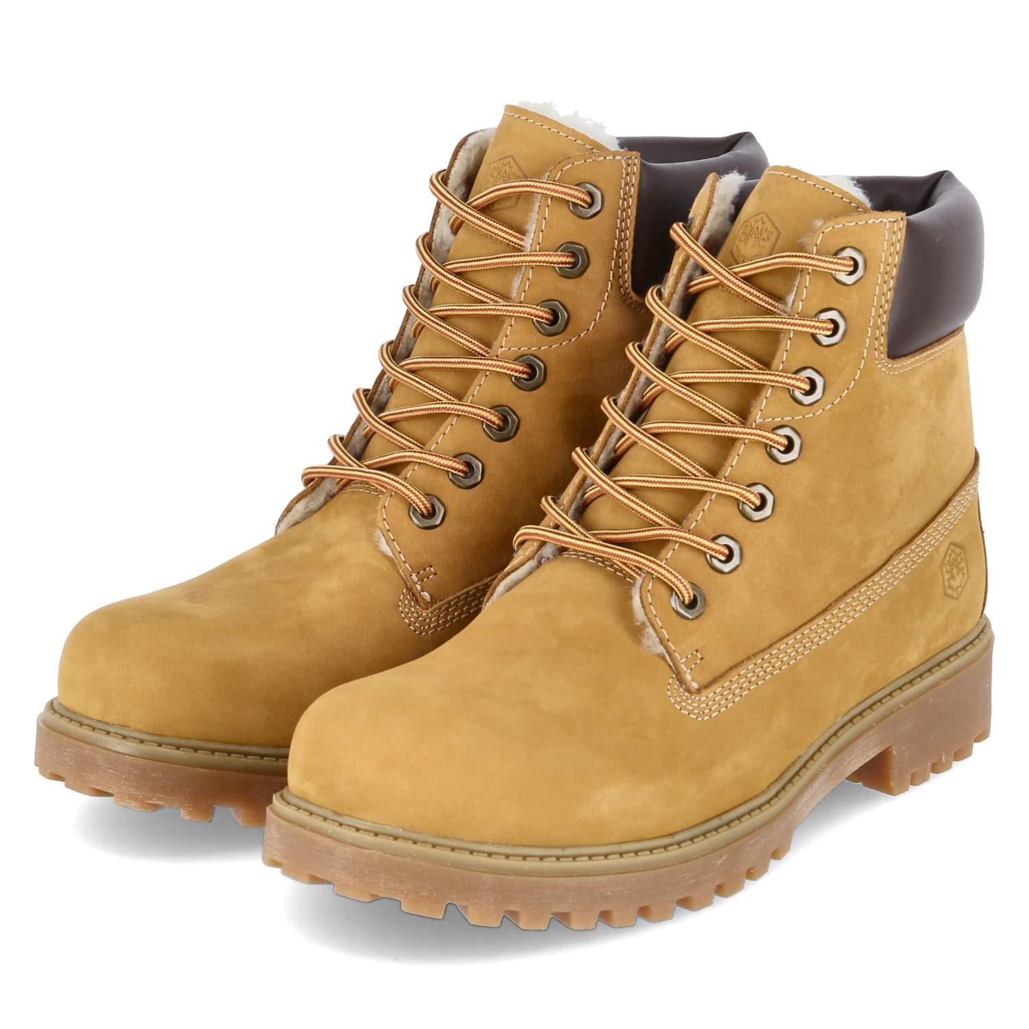 LUMBERJACK Lumberjack 102256577 Herren Leder und Synthetik gelb Schnürstief günstig online kaufen