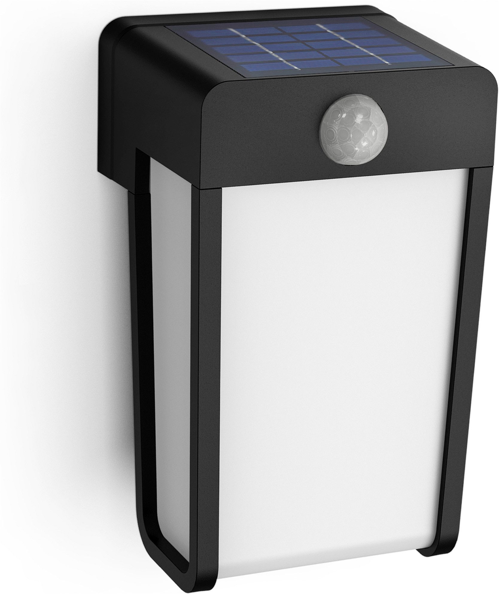 Philips LED Solarleuchte 2er Pack Outdoor Solar Shroud, Abschaltautomatik, Bewegungsmelder, Tageslichtsensor, LED fest integriert, Warmweiß, Tageslicht- und Bewegungsmelder, 2700 Kelvin