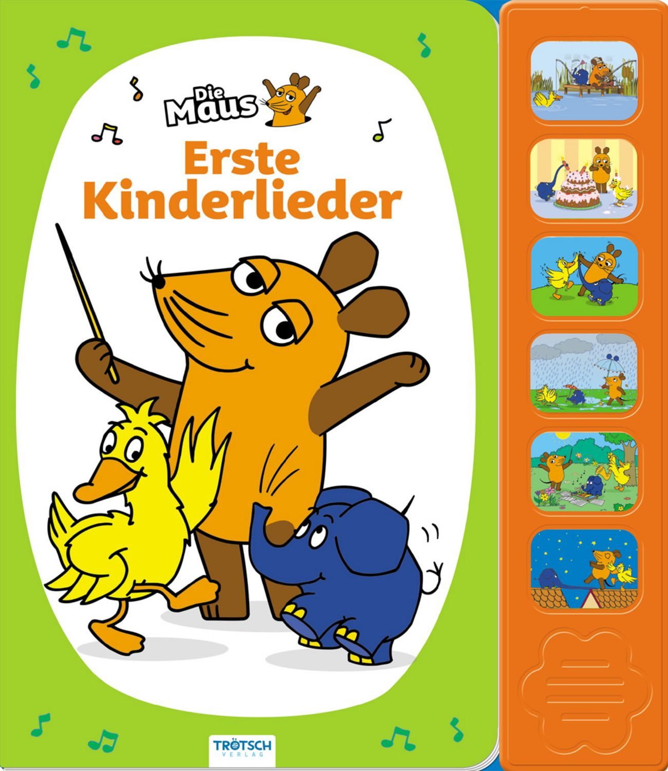 Trötsch Die Maus Soundbuch Erste Kinderlieder / diverse