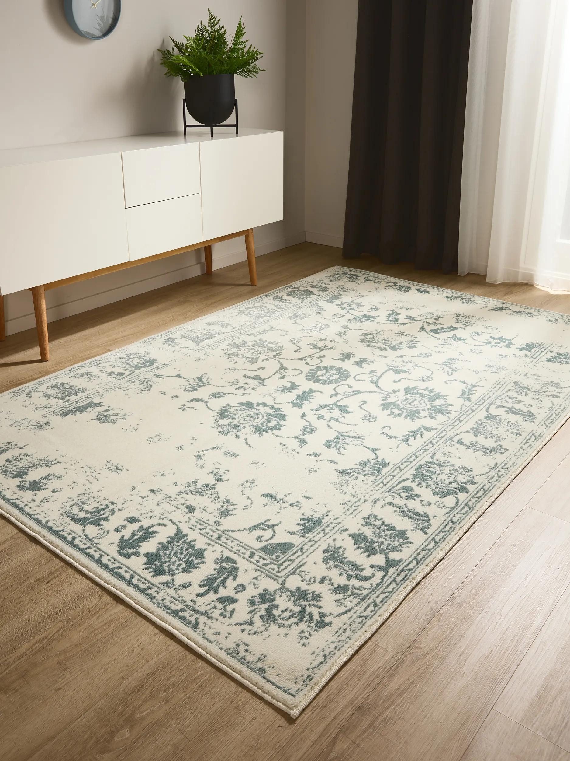 benuta Teppich Suki, rechteckig, Höhe: 6 mm, Vintage-Look, Kurzflor, Retro Teppich Wohnzimmer, Schlafzimmer