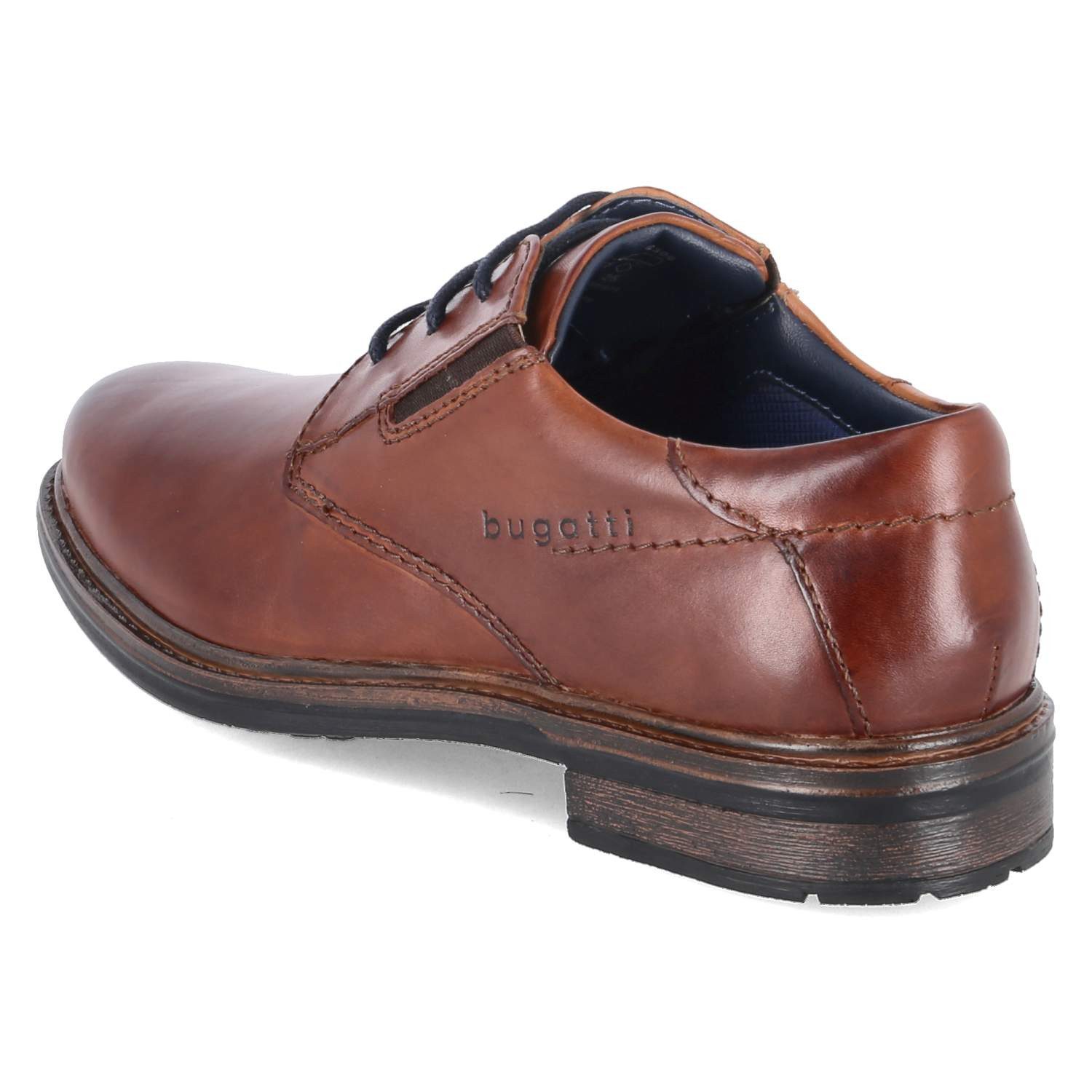 bugatti Bugatti 313A8Z014000-6300 SP Herren Glattleder brown Schnürschuh