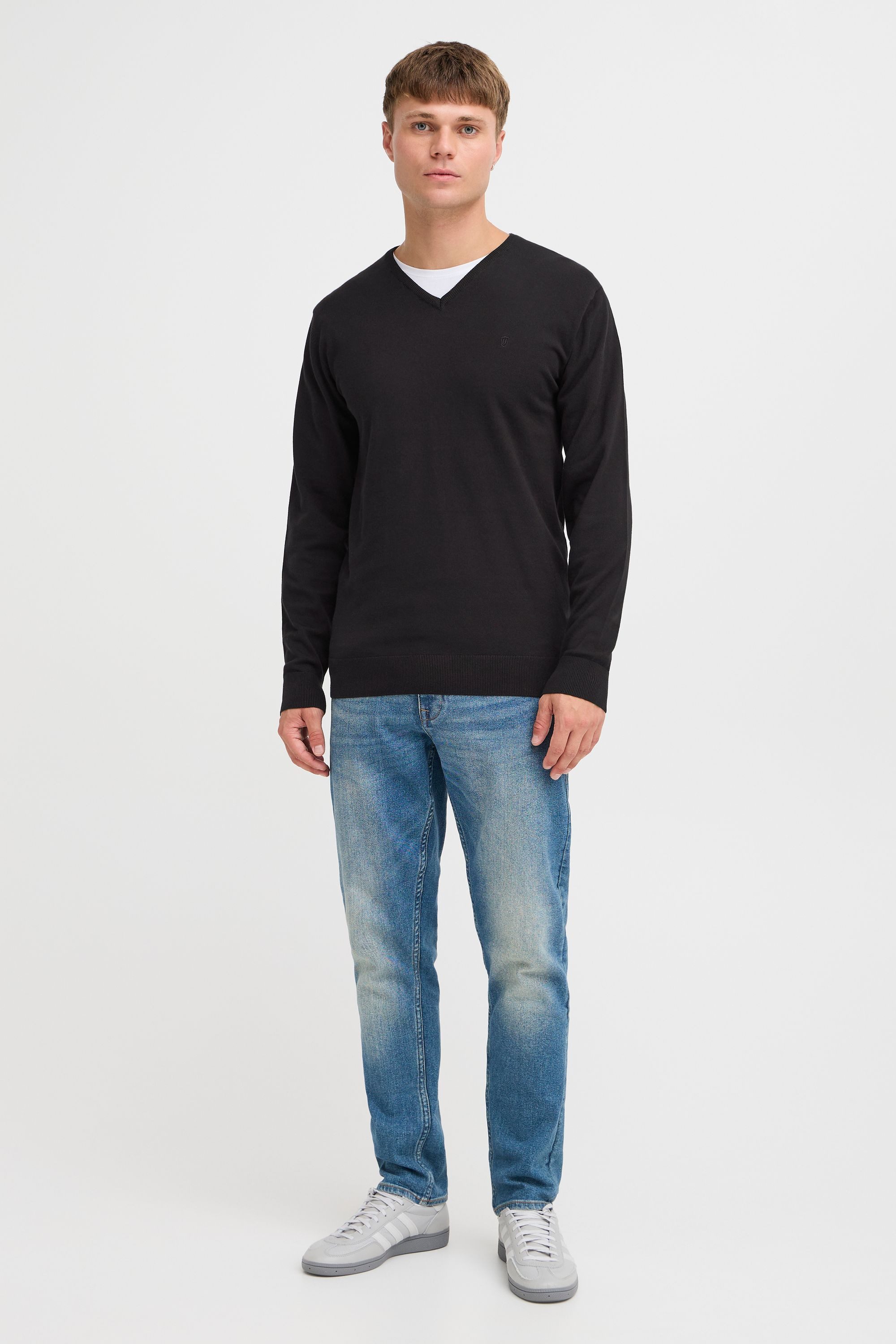 Indicode Strickpullover IDBellix Modischer Strickpullover günstig online kaufen