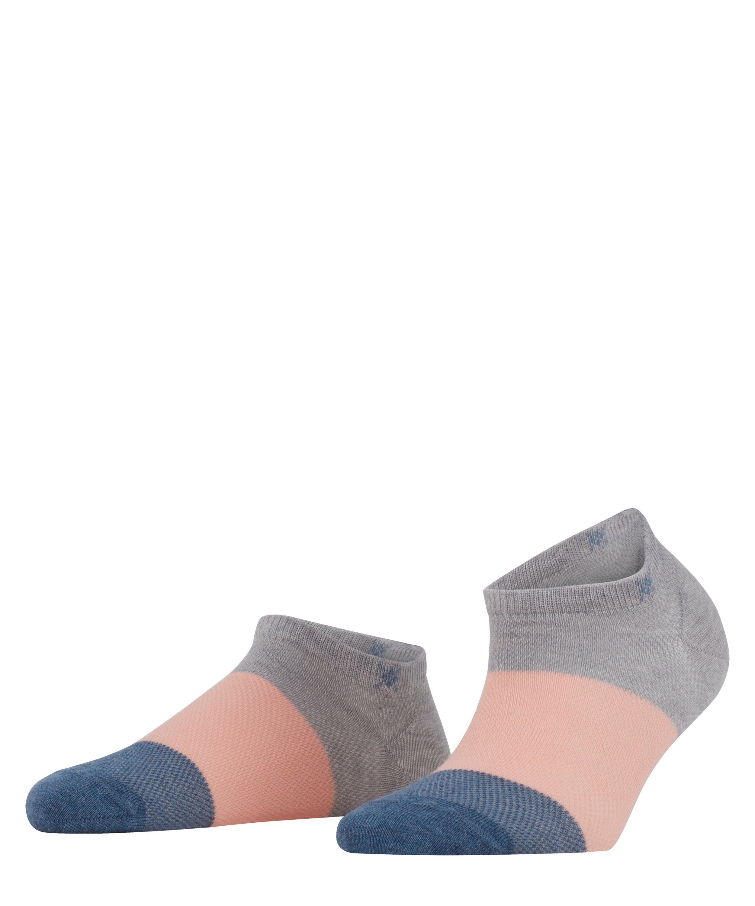 Burlington Sneakersocken Net Stripe (1-Paar) mit Bio-Baumwolle