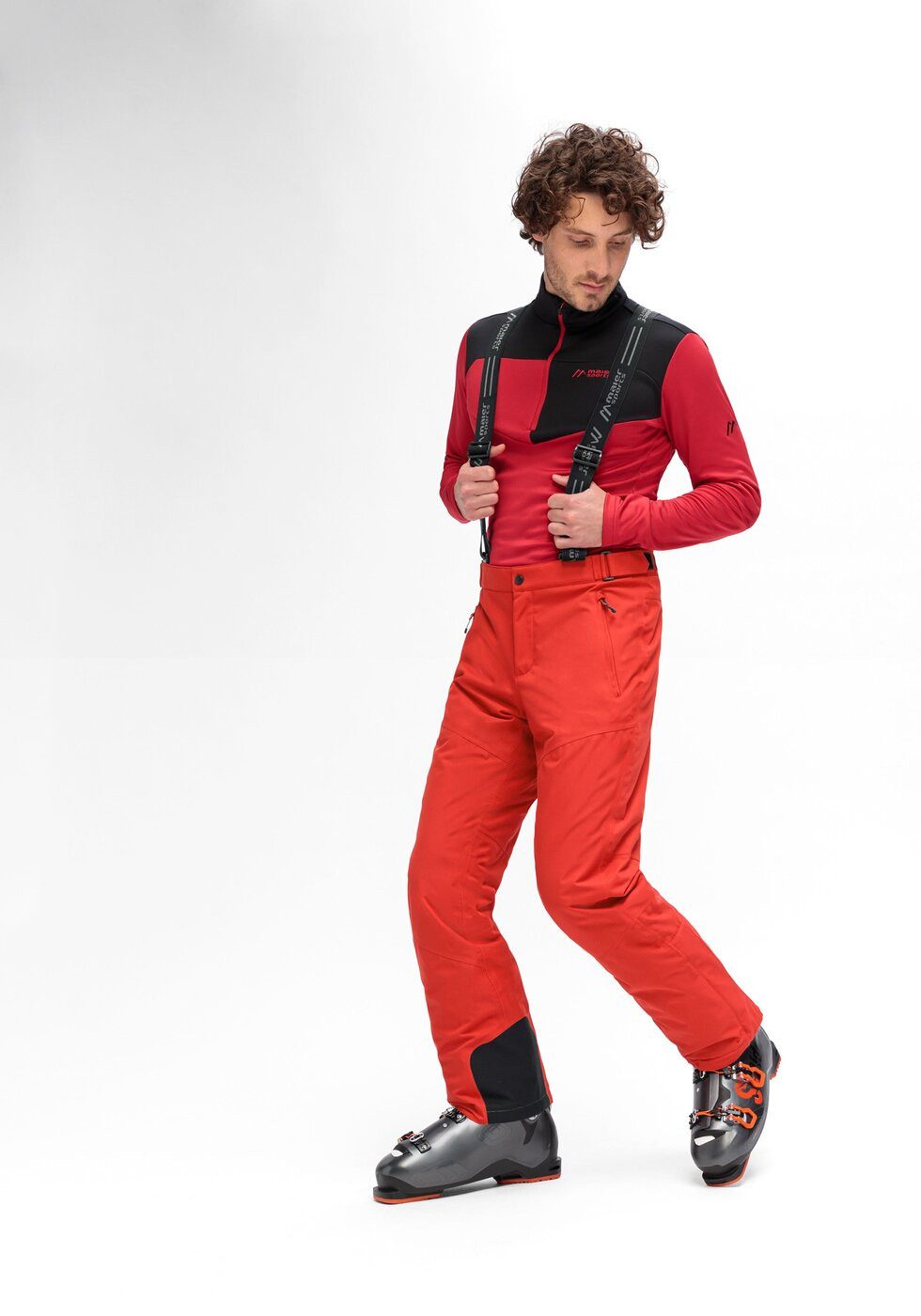 Maier Sports Skihose Anton 2.1 PAPRIKA FLAME