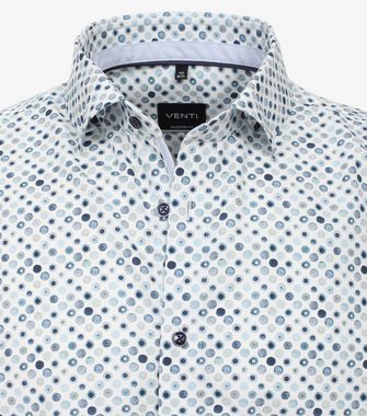 VENTI Businesshemd VENTI Businesshemd Kurzarm Print Modern Fit