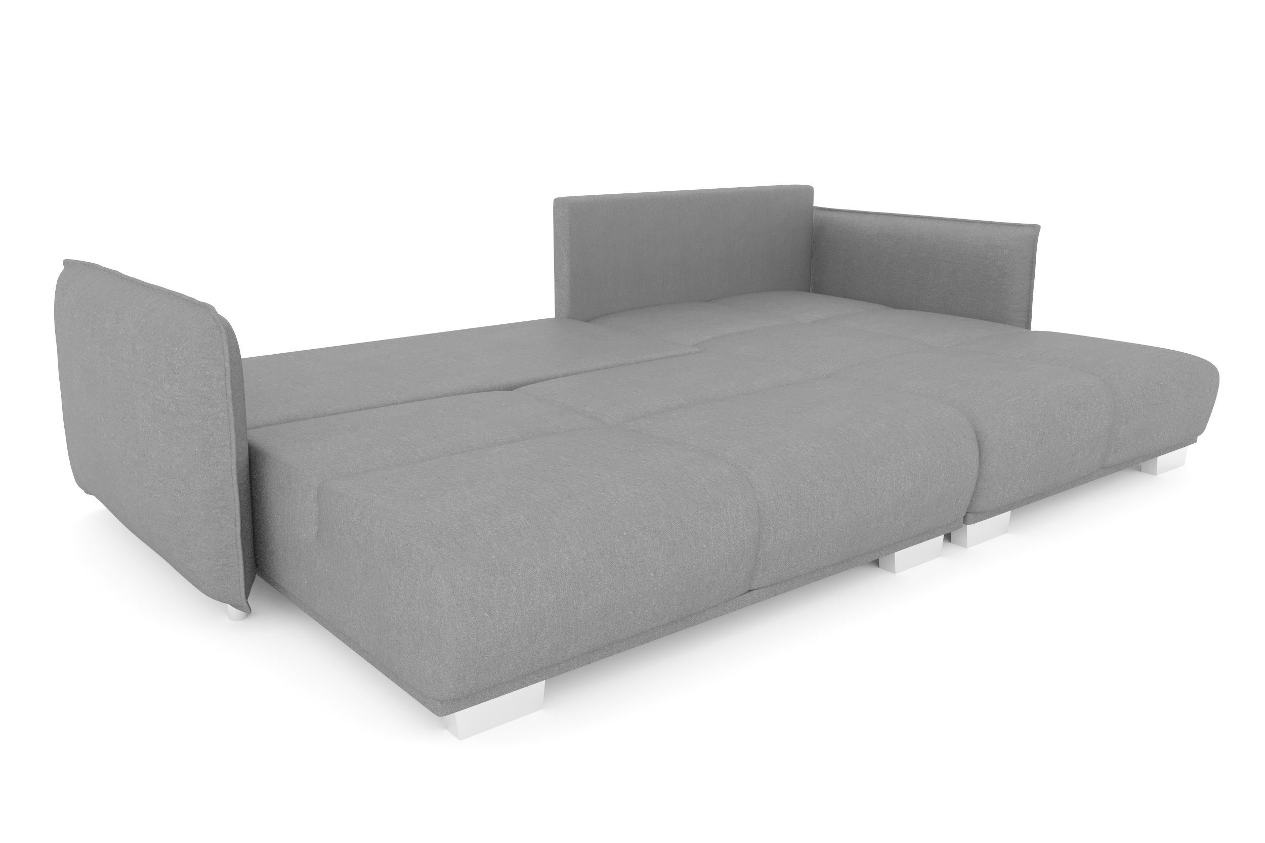 Stylefy Ecksofa Bennet, L-Form, Eckcouch, mane Modern stellbar, im inklusive frei oder Raum Bettfunktion, Kissen, mit Design bestellbar, rechts links