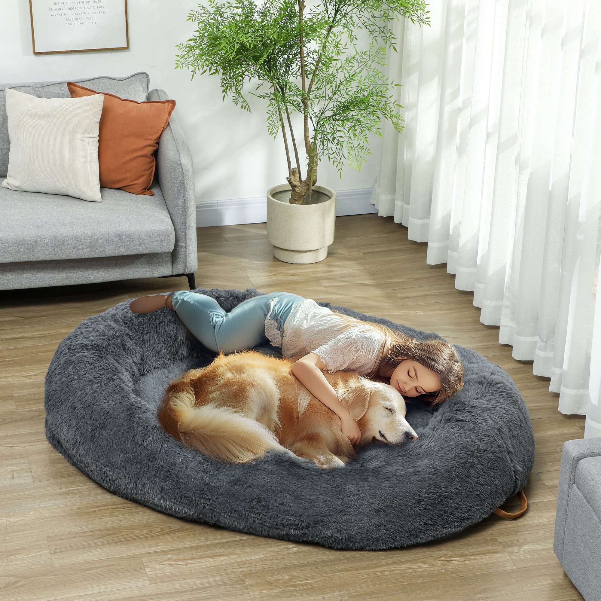 PawHut Hundematte Katzenbett mit waschbare Bezüge, günstig online kaufen