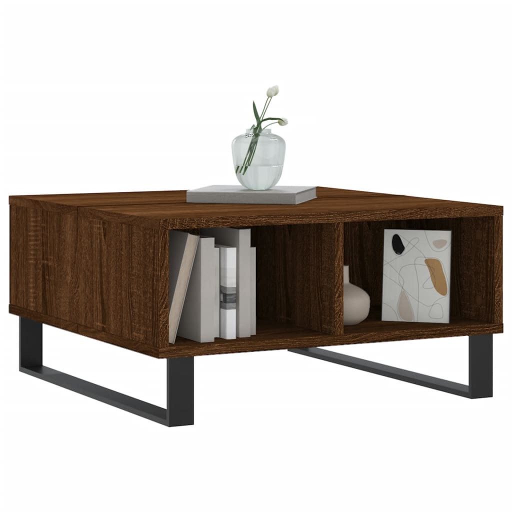 vidaXL Couchtisch Couchtisch Braun Eichen-Optik 60x60x30 günstig online kaufen