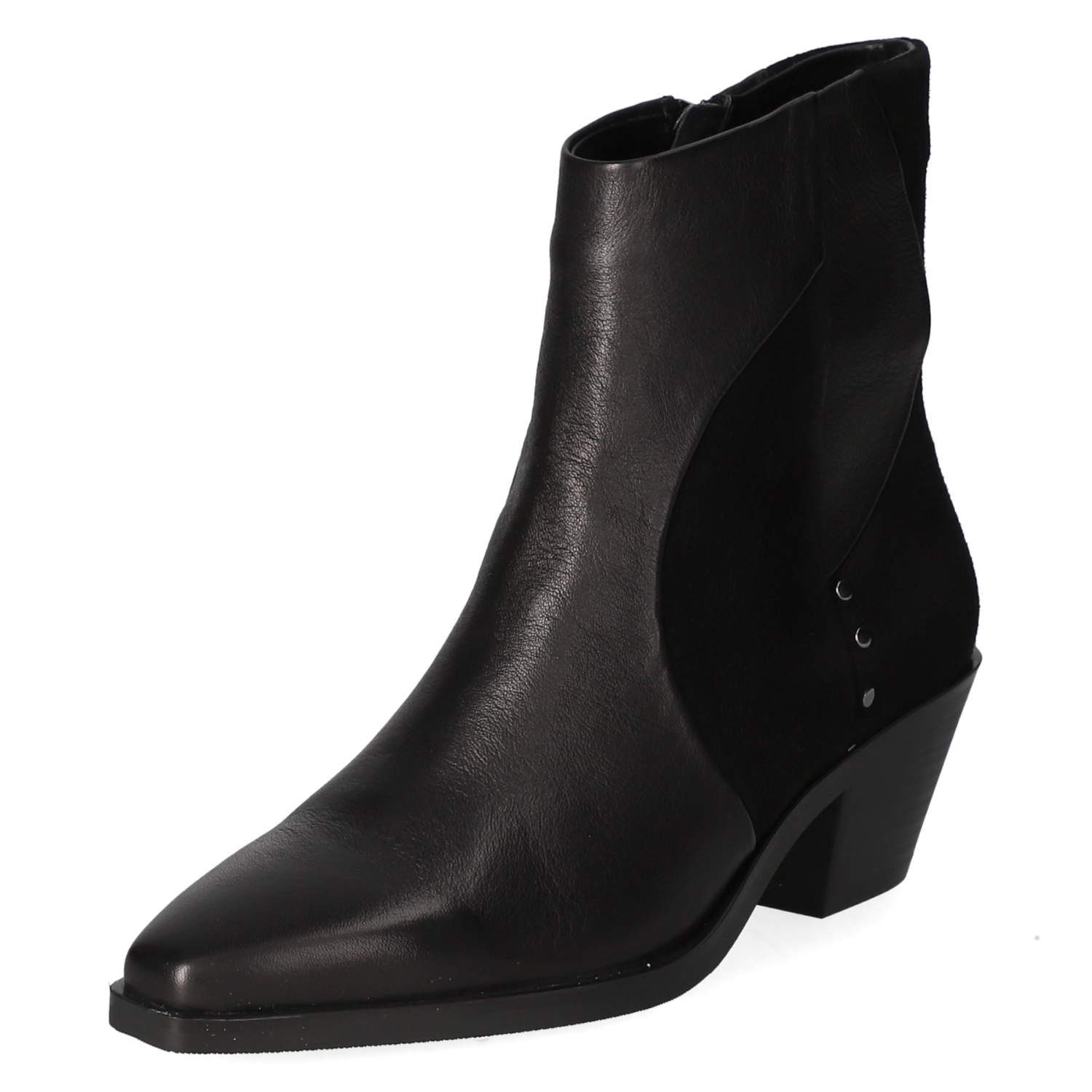 Kaerlek Kaerlek Helly 01 Black Damen Leder black Westernstiefel