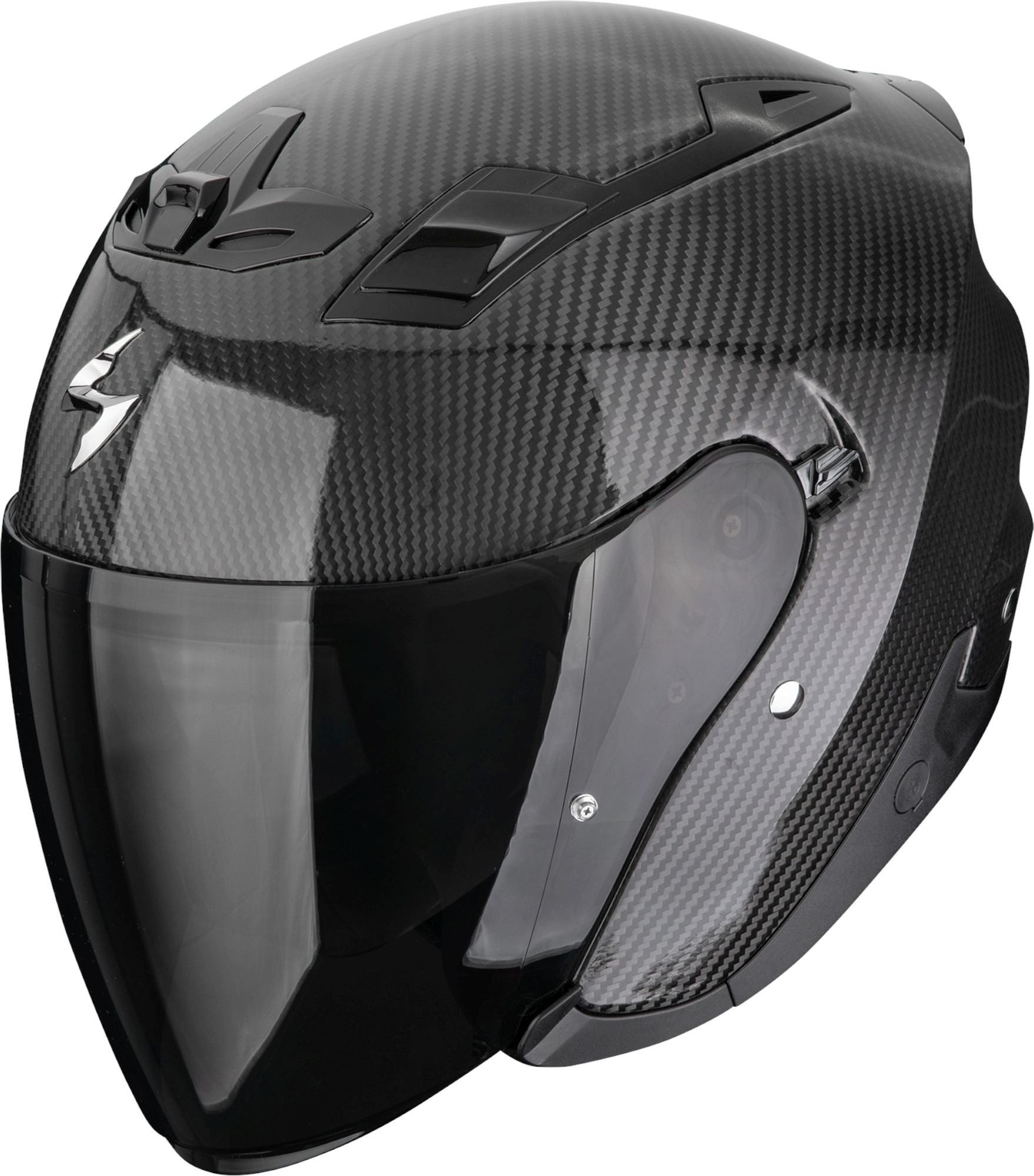Scorpion Exo Motorradhelm EXO-Z1 Carbon Jethelm, Vorbereitet Für Kommunikationssystem,geeignet Brillenträger,vorbe